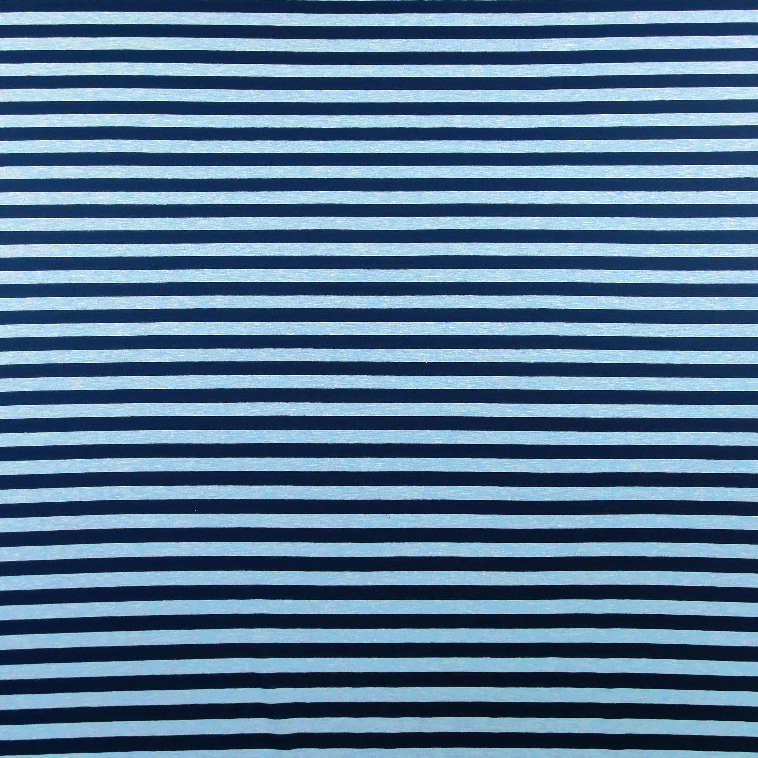 Jersey di Cotone Righe Blu e Azzurre