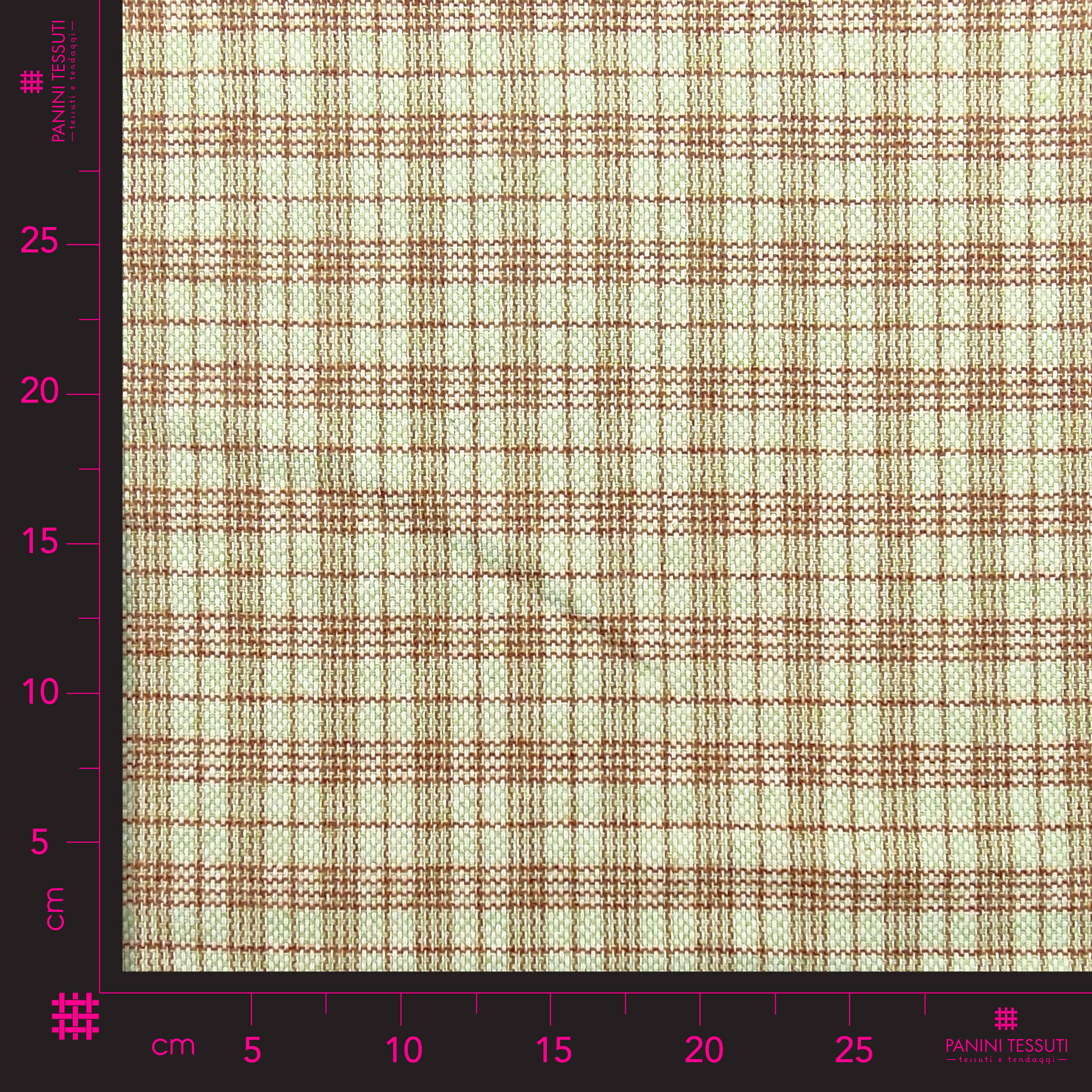 Scampolo Tartan Verde e Marrone