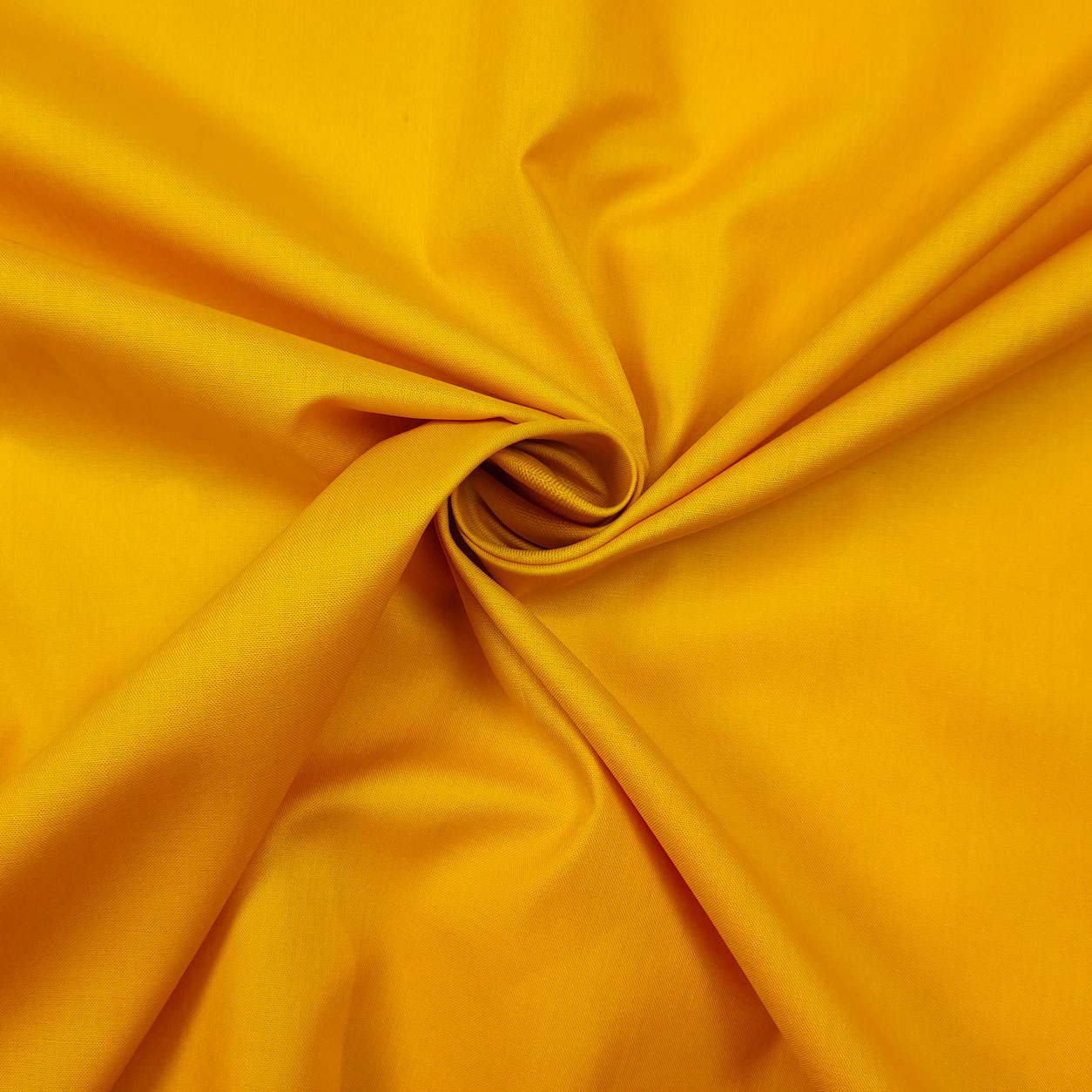 Cotone tessuto organico giallo