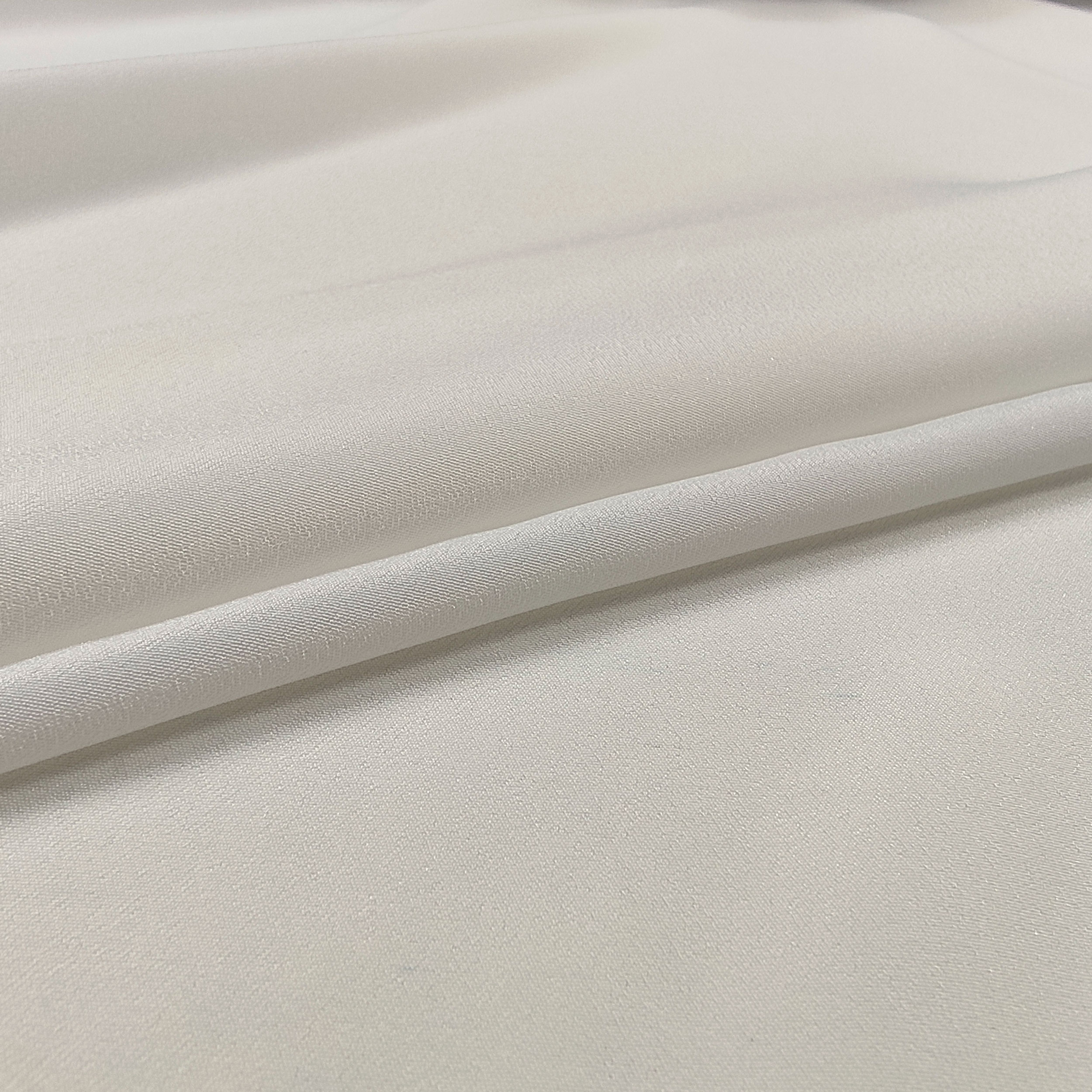 Tessuto Crêpe Sposa Bianco