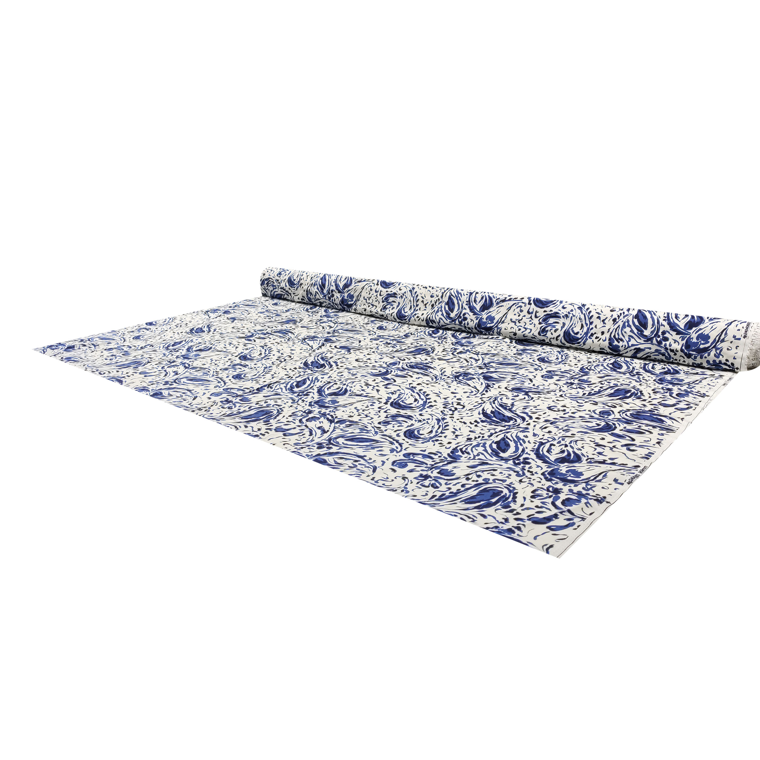 Viscosa Fantasia Cachemire Blu