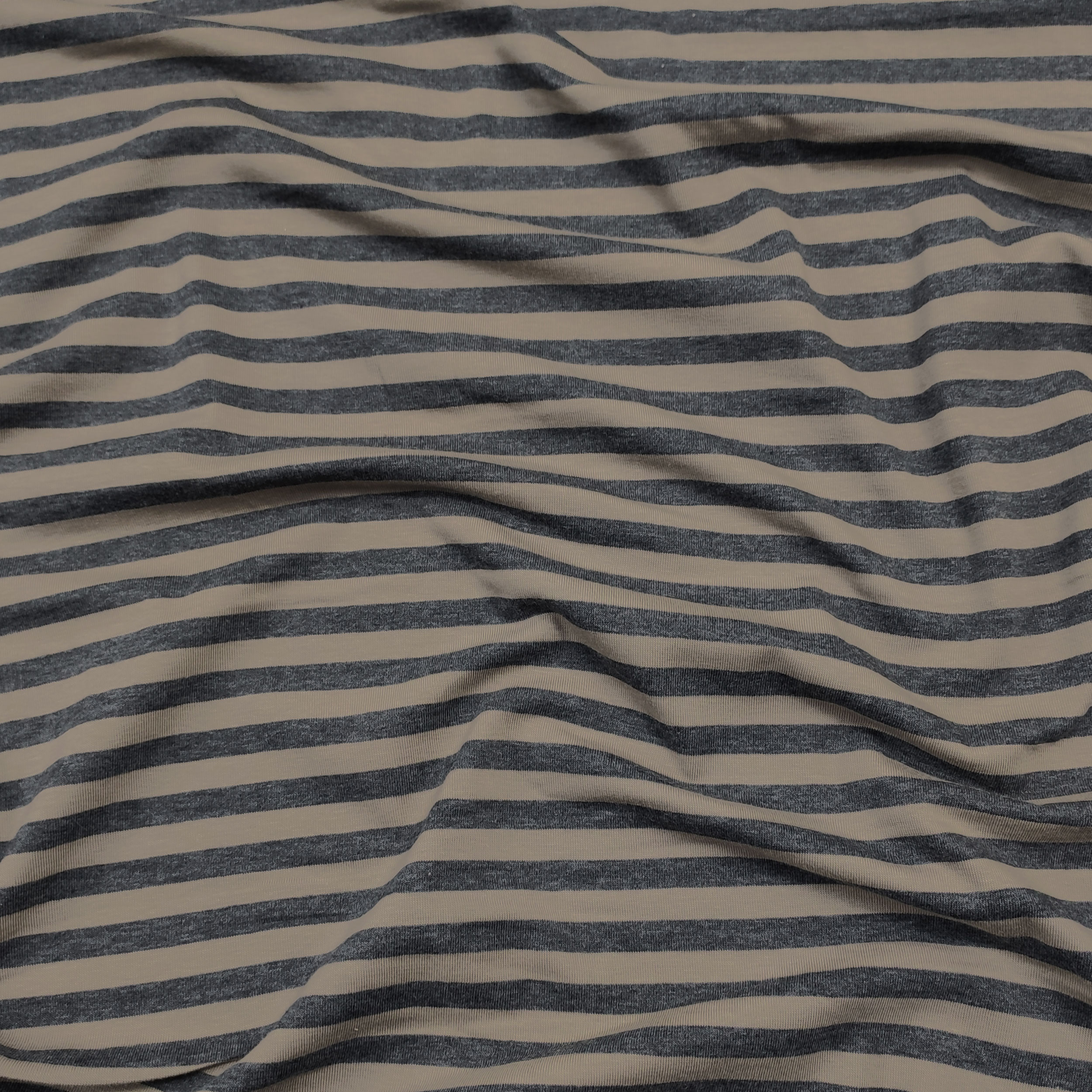 Jersey Righe Beige e Antracite