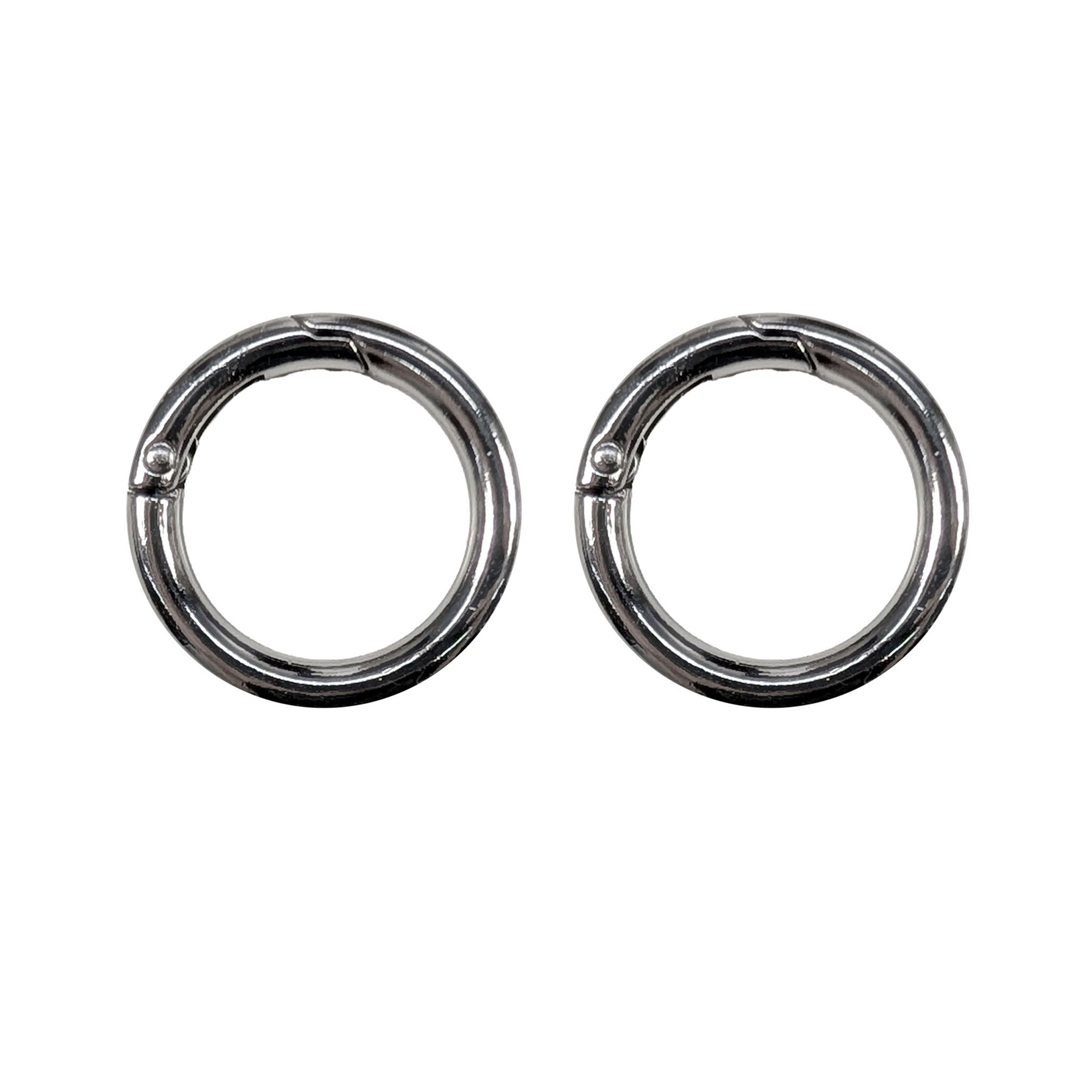 Moschettoni ad Anello Argento 30 mm Image