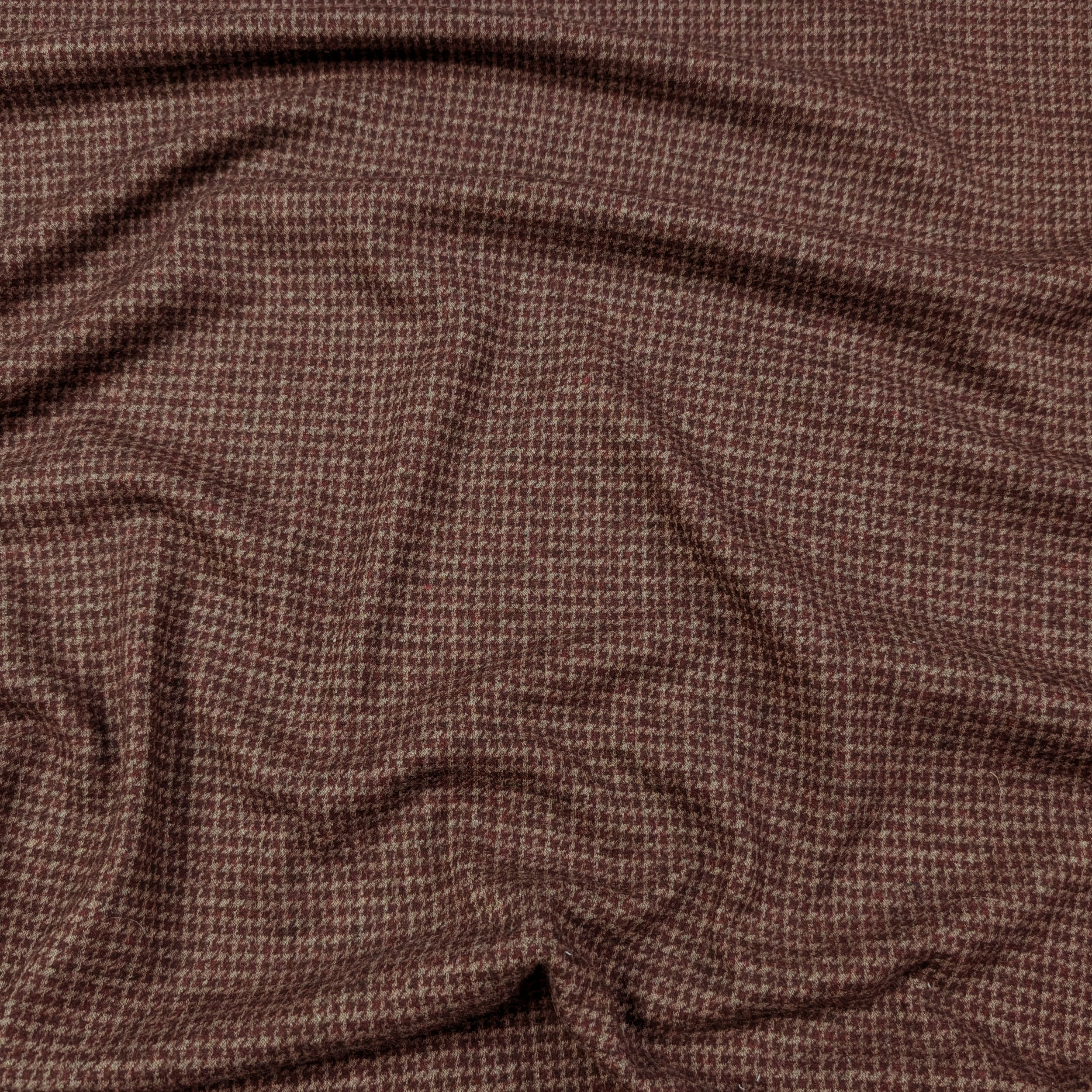 Punto Milano Mini Pied de Poule Bordeaux Image