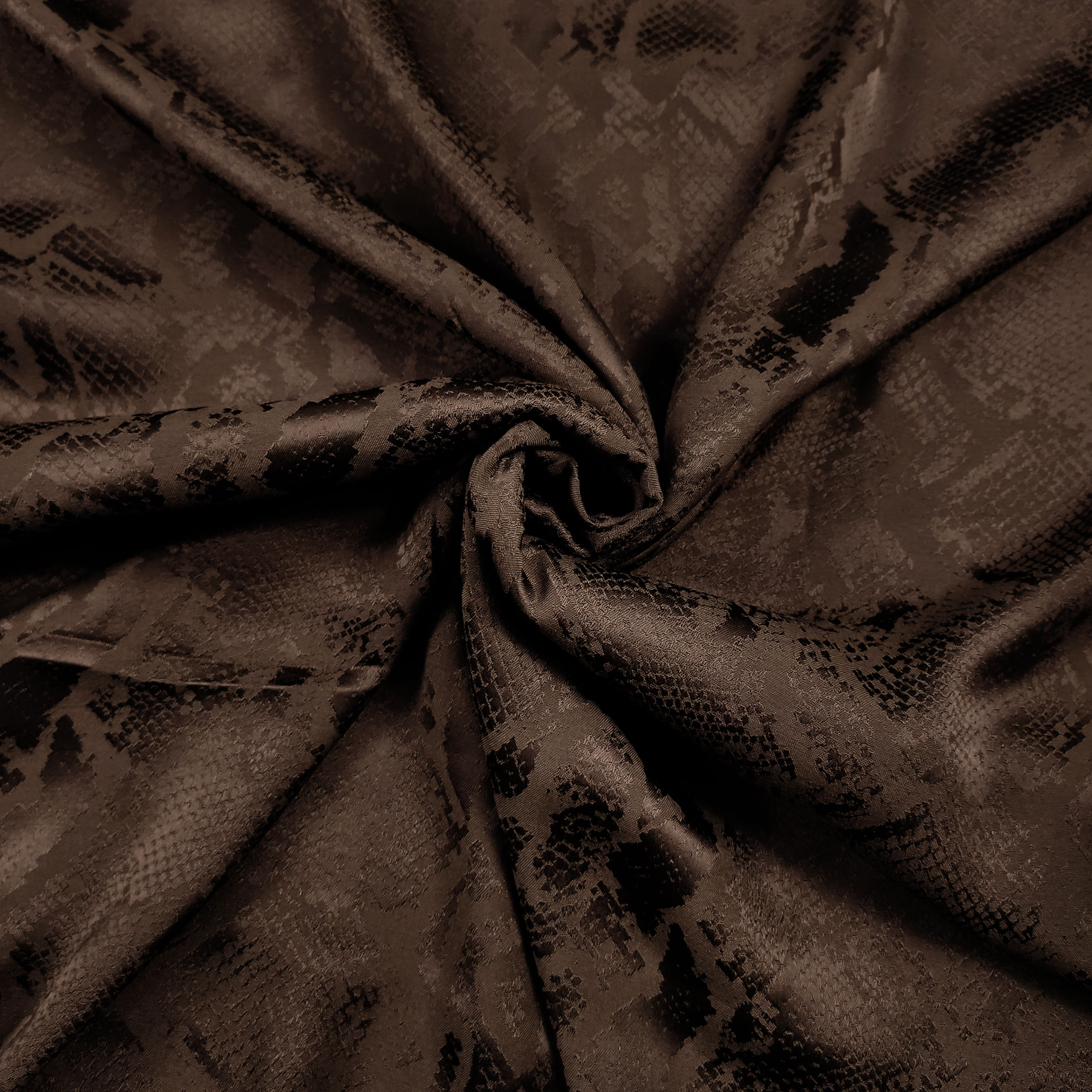 Seta Jacquard Alta Moda Marrone