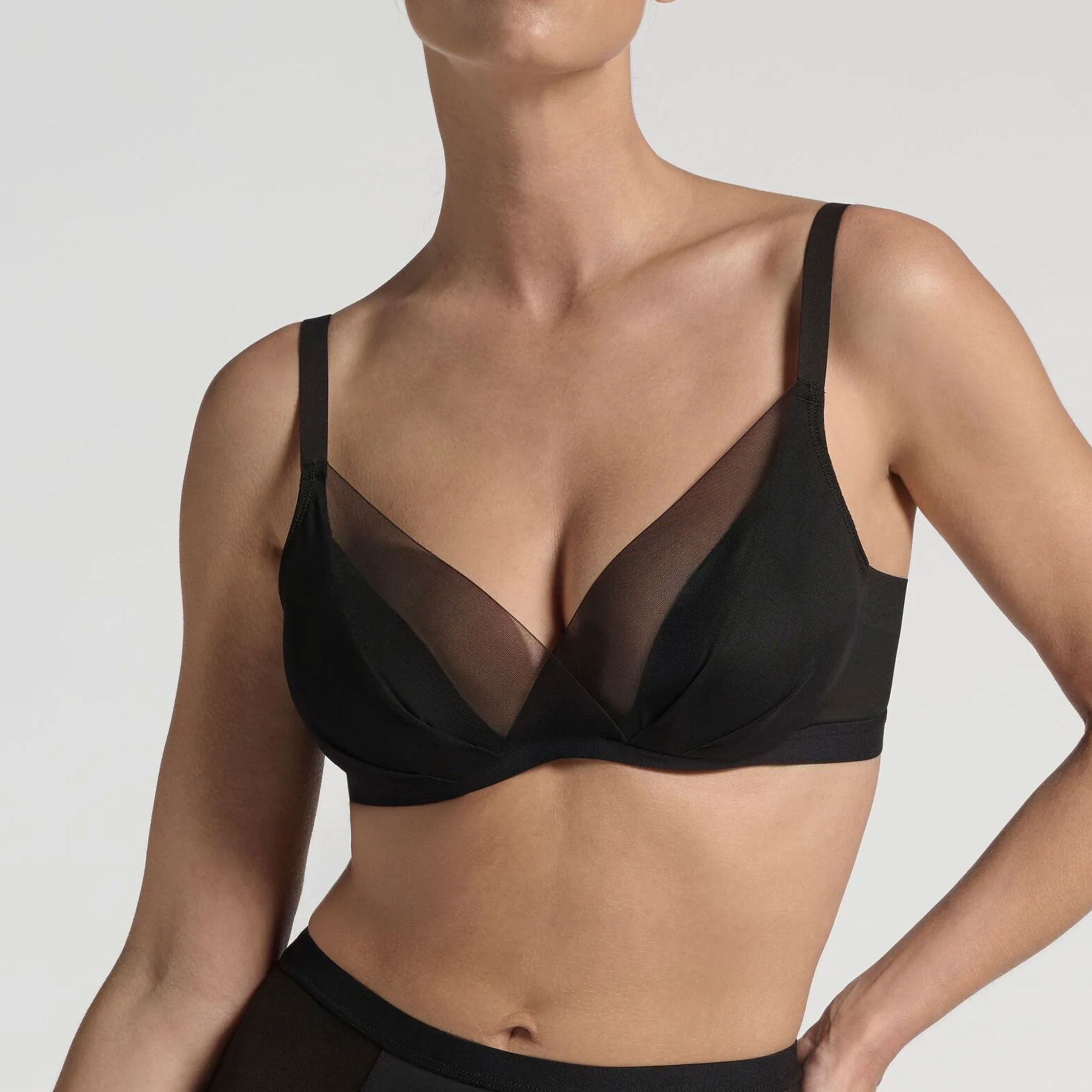 Reggiseno Lepel con Ferretto Incrocio Magico Nero  Image