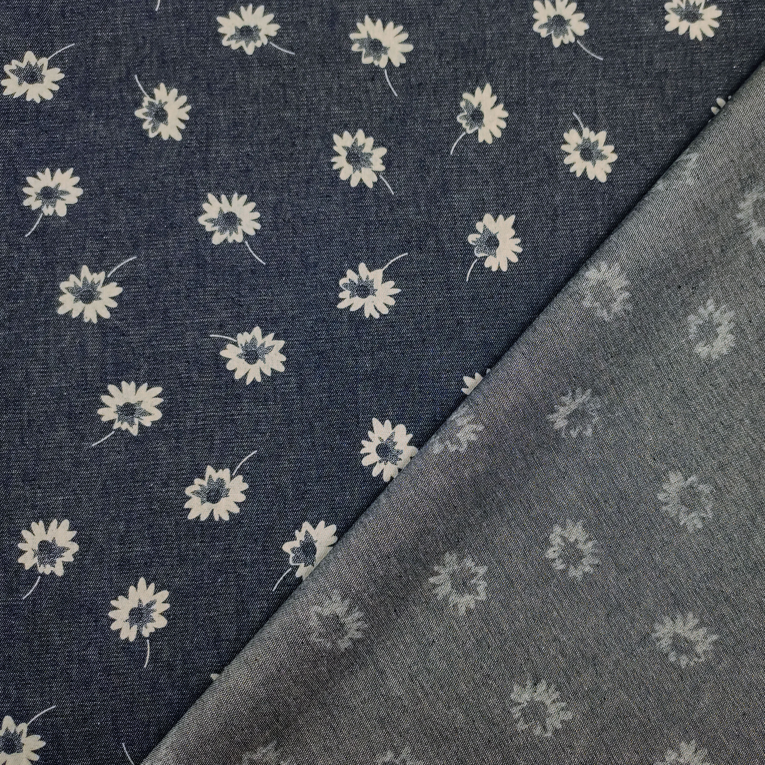 Jeans di Cotone Fiorellini