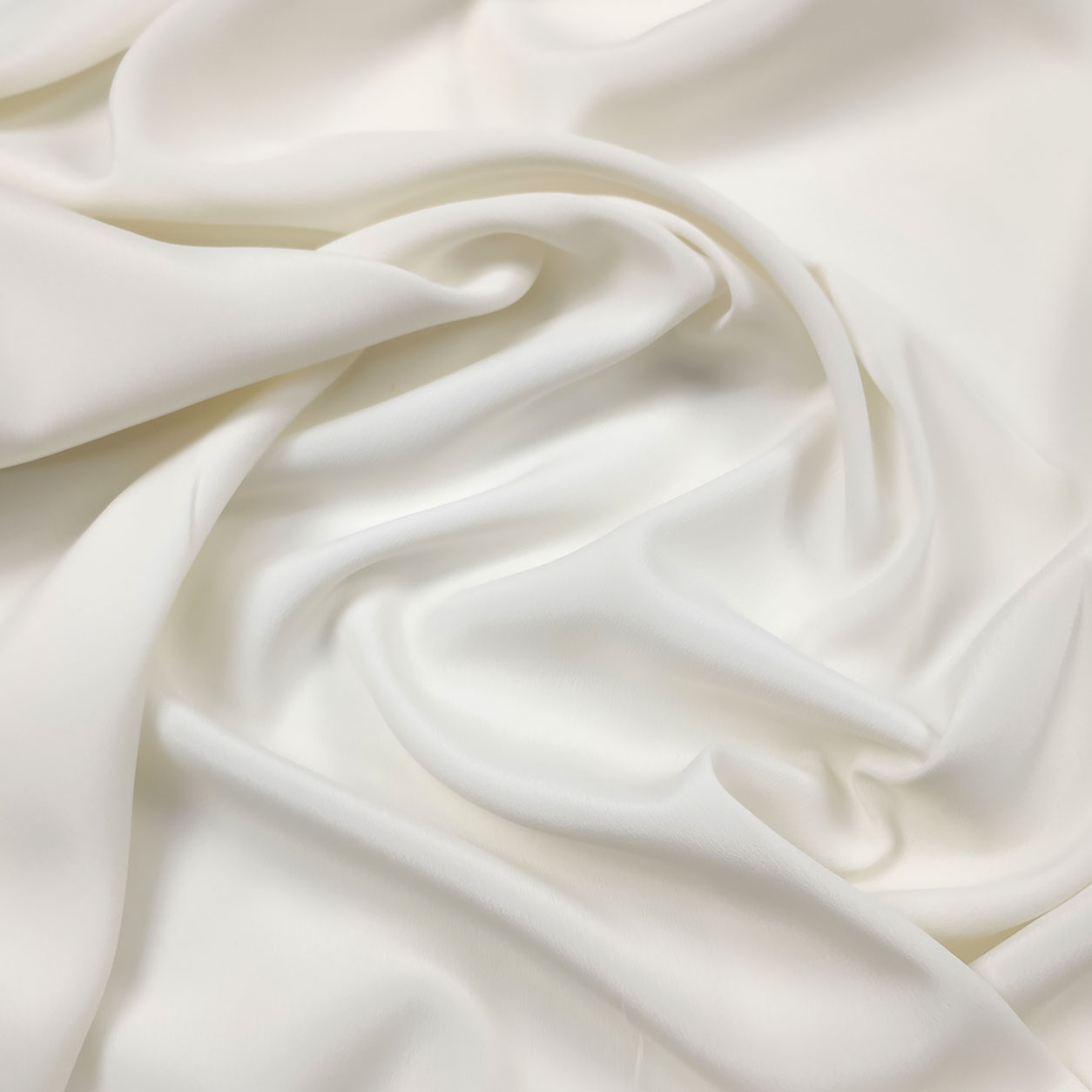 tessuto online in misto seta bianco naturale