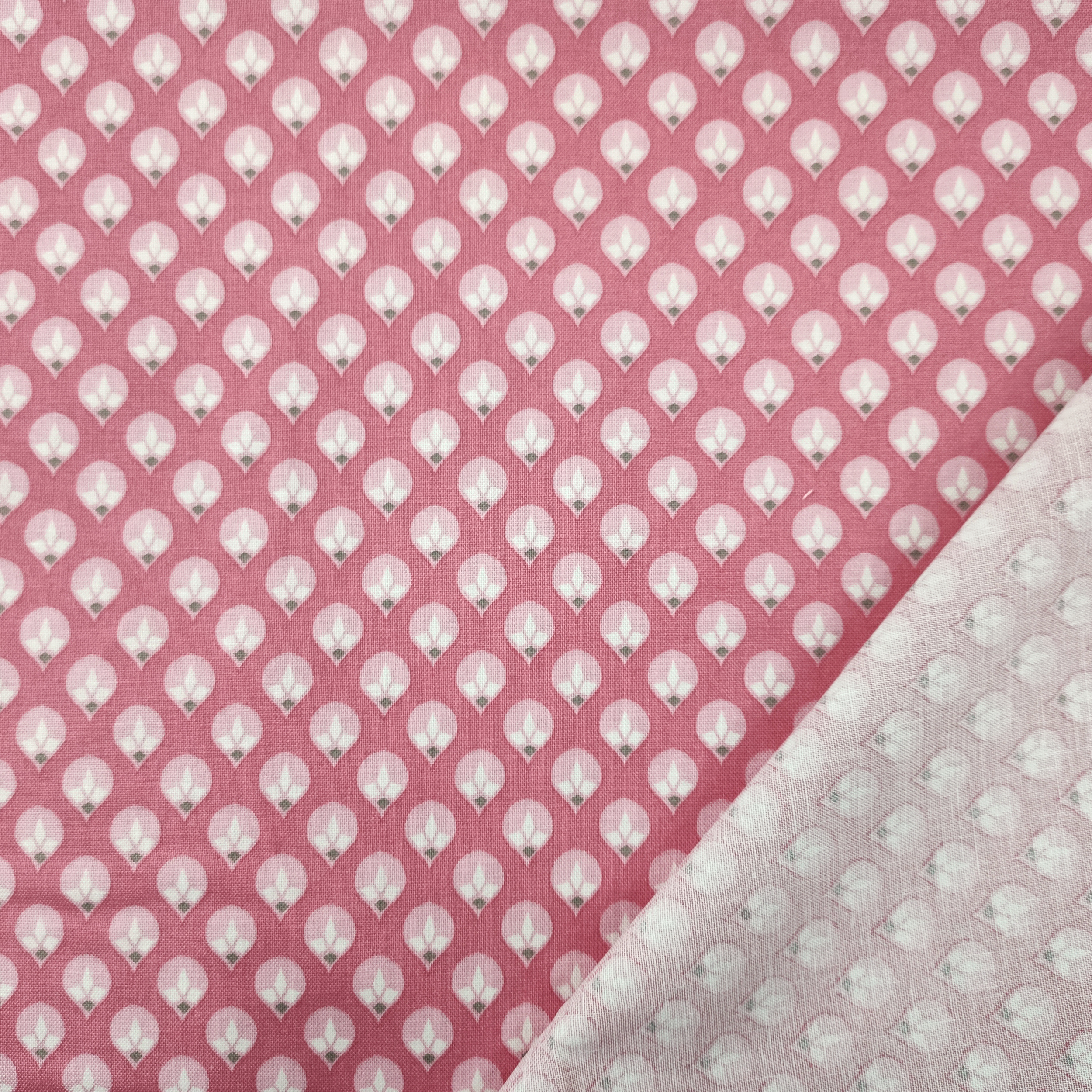 leggero-tessuto-di-cotone-gocce-di-rugiada-rosa