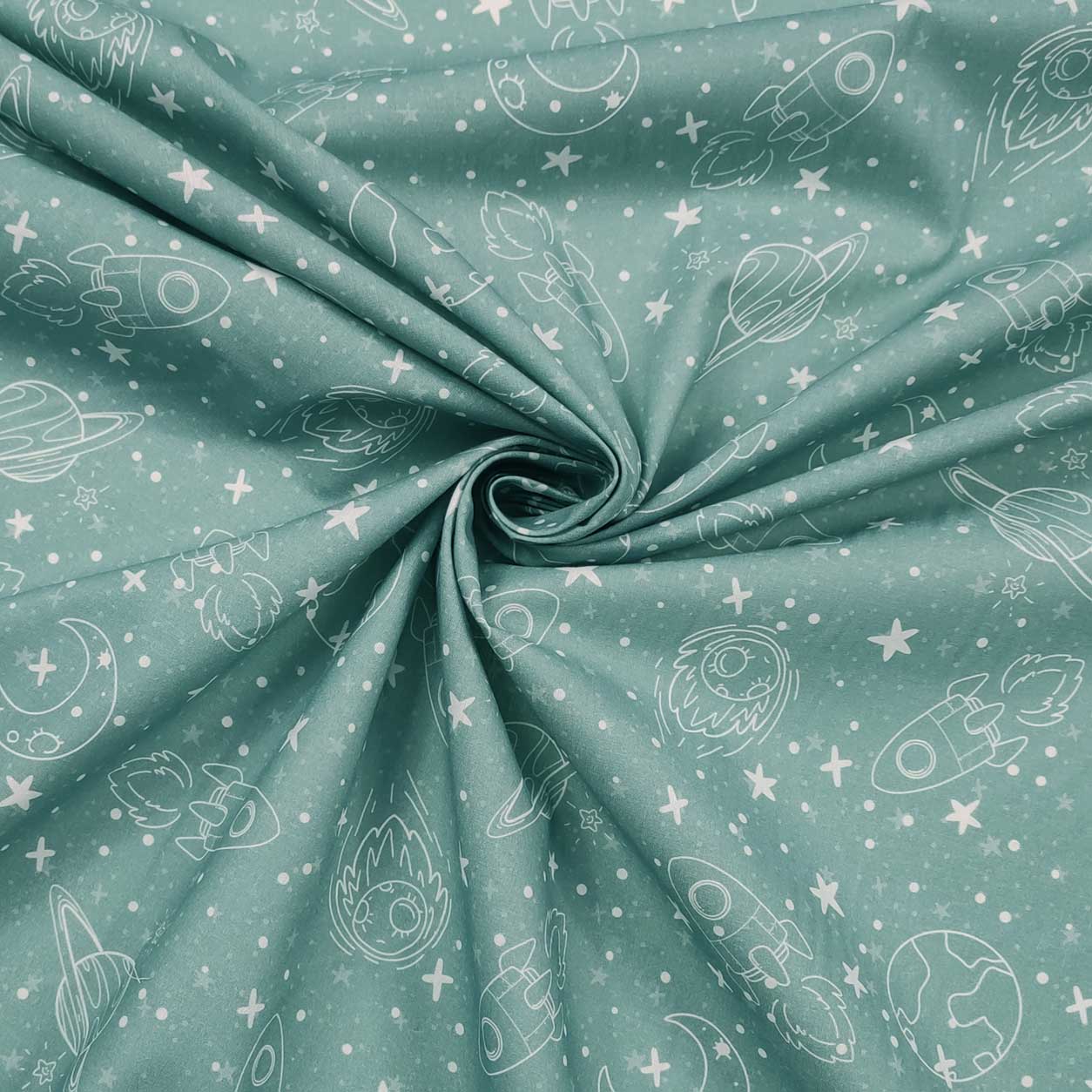 Textile Station Tessuto In Puro Cotone Popeline 100% Per Abbigliamento E Arredamento, Larghezza 148 Cm, Colore Marrone