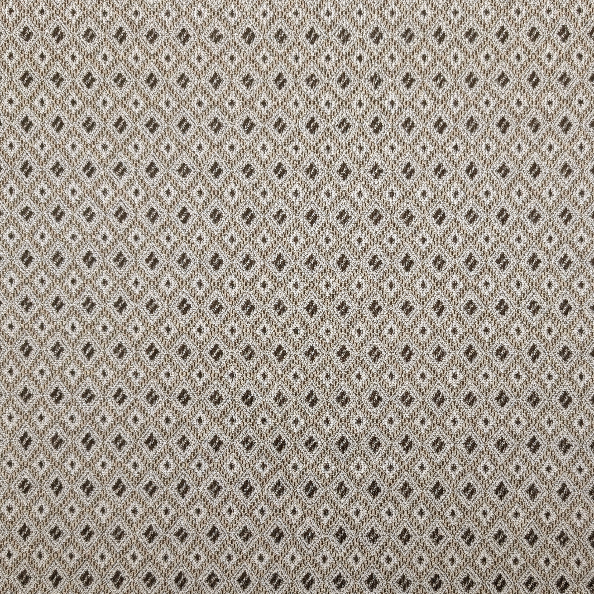 Punto Milano Misto Cotone Rombi Beige  Image