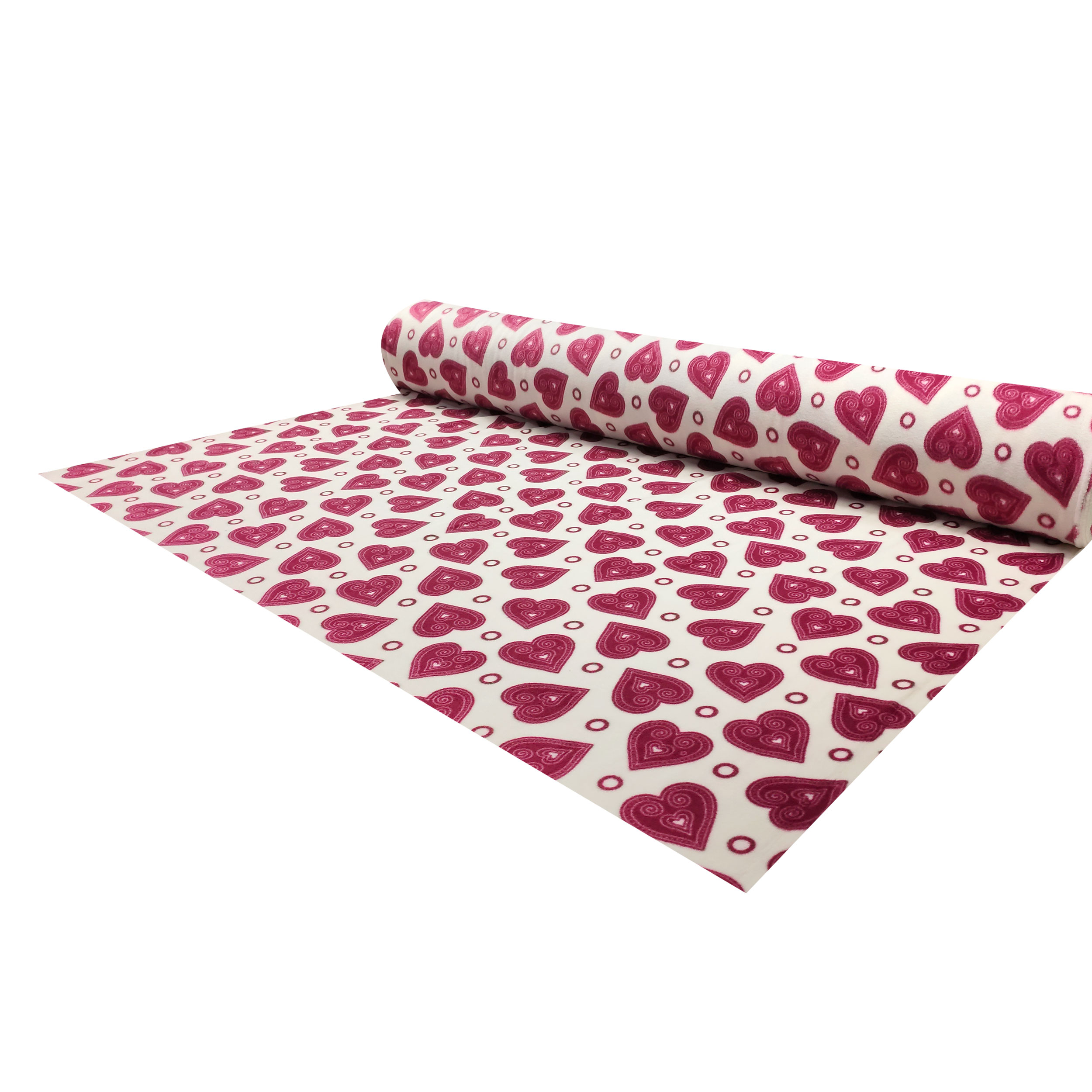 Pile Cuori Bordeaux Sfondo Bianco Image