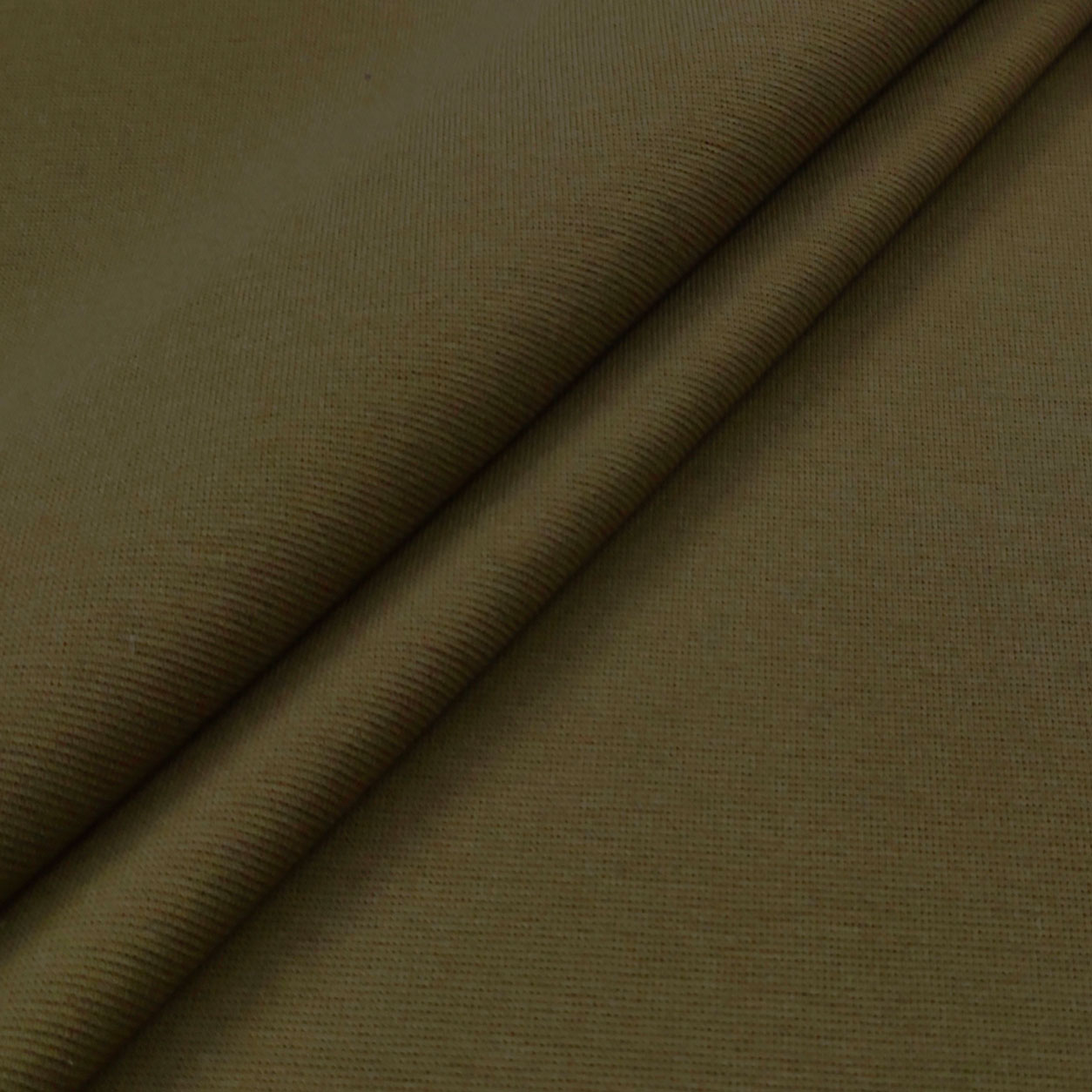 Maglina Punto Milano Cotone Natural Verde Militare