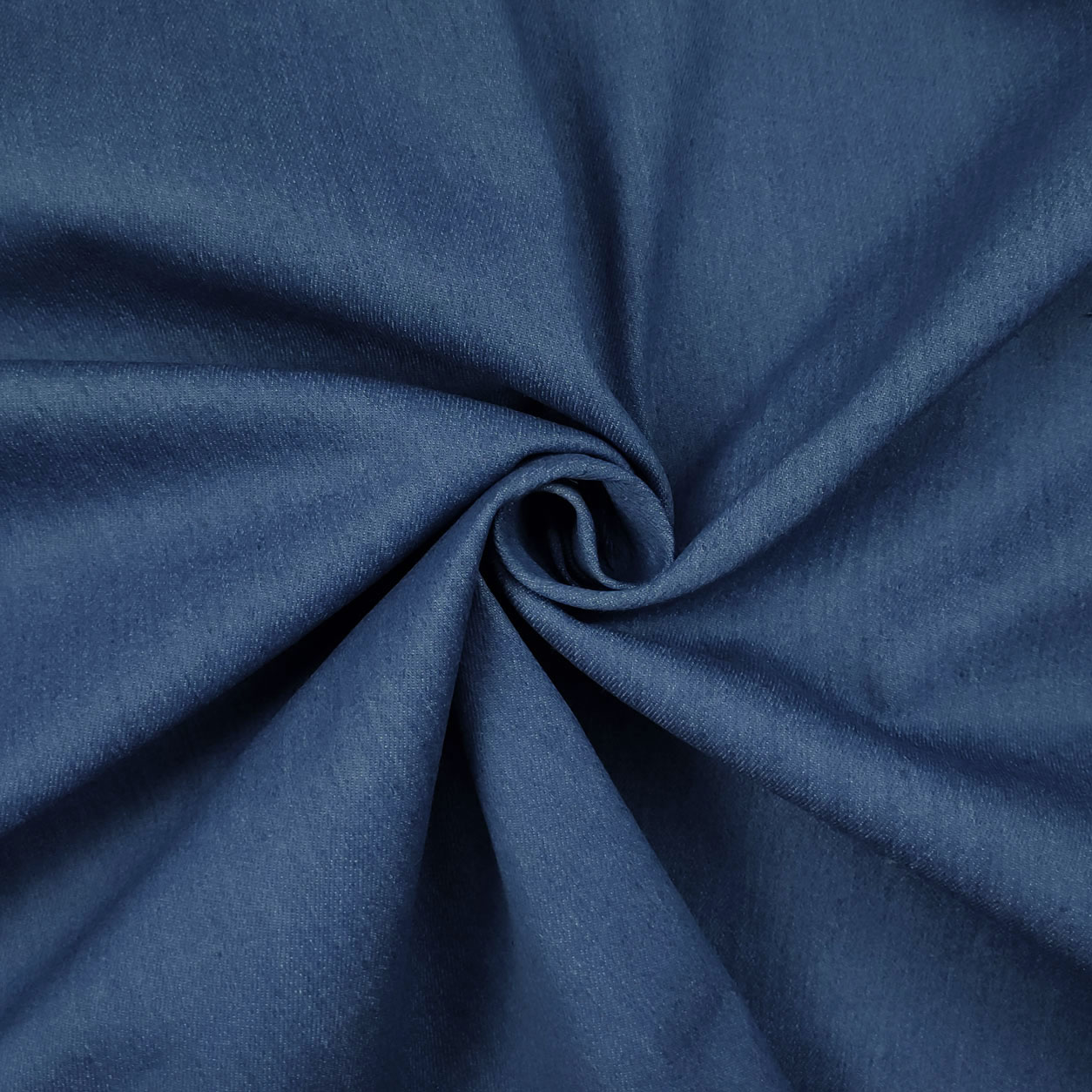Tessuto Cotone Jeans Blu 