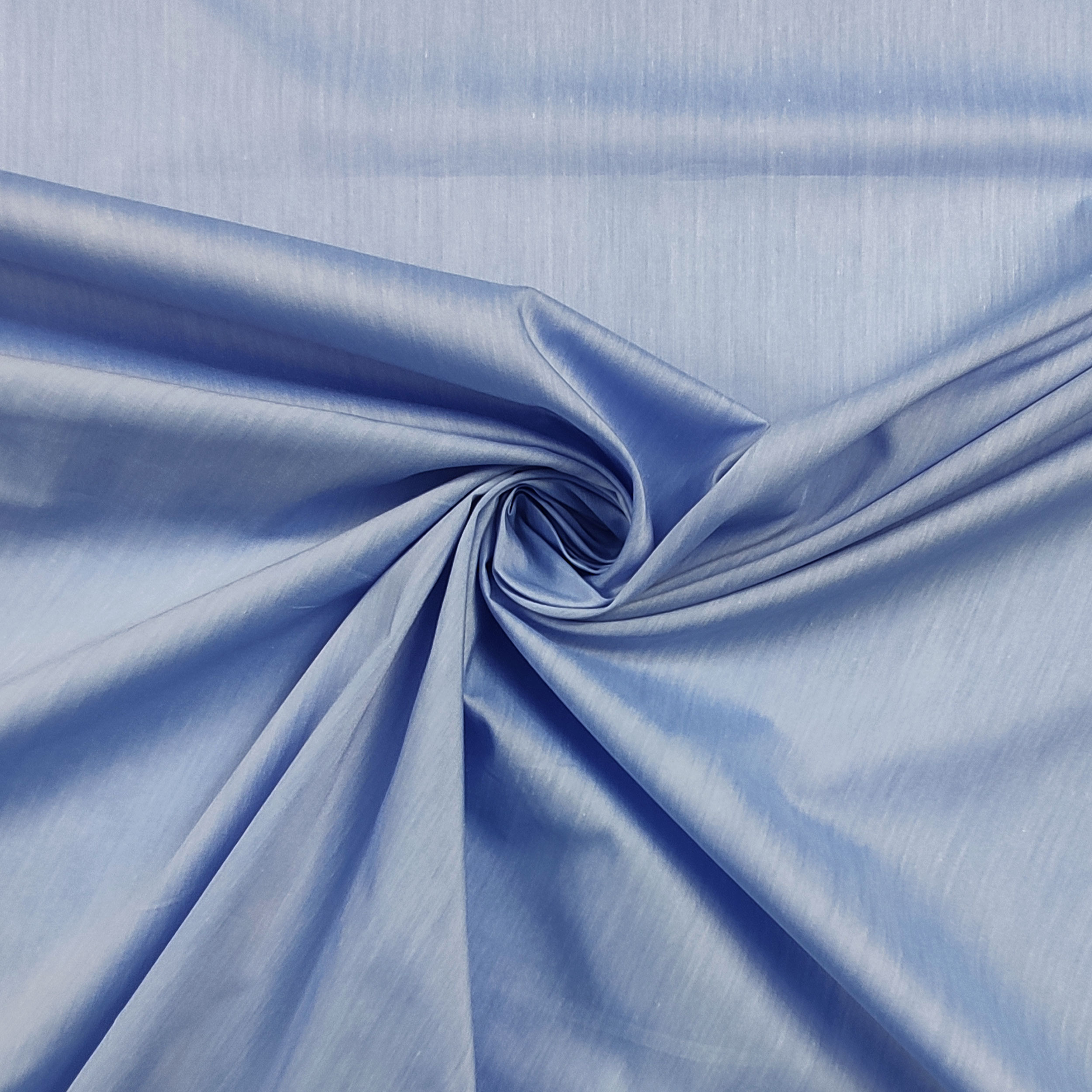 Cotone Camiceria Elasticizzata Azzurro