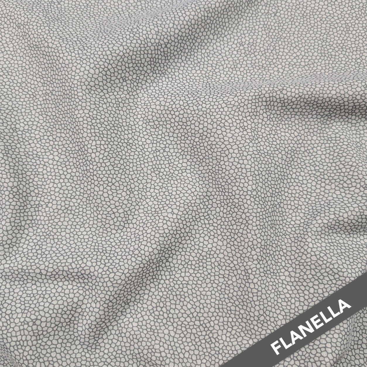 Lenzuolo Flanella Sassolini Grigio Image