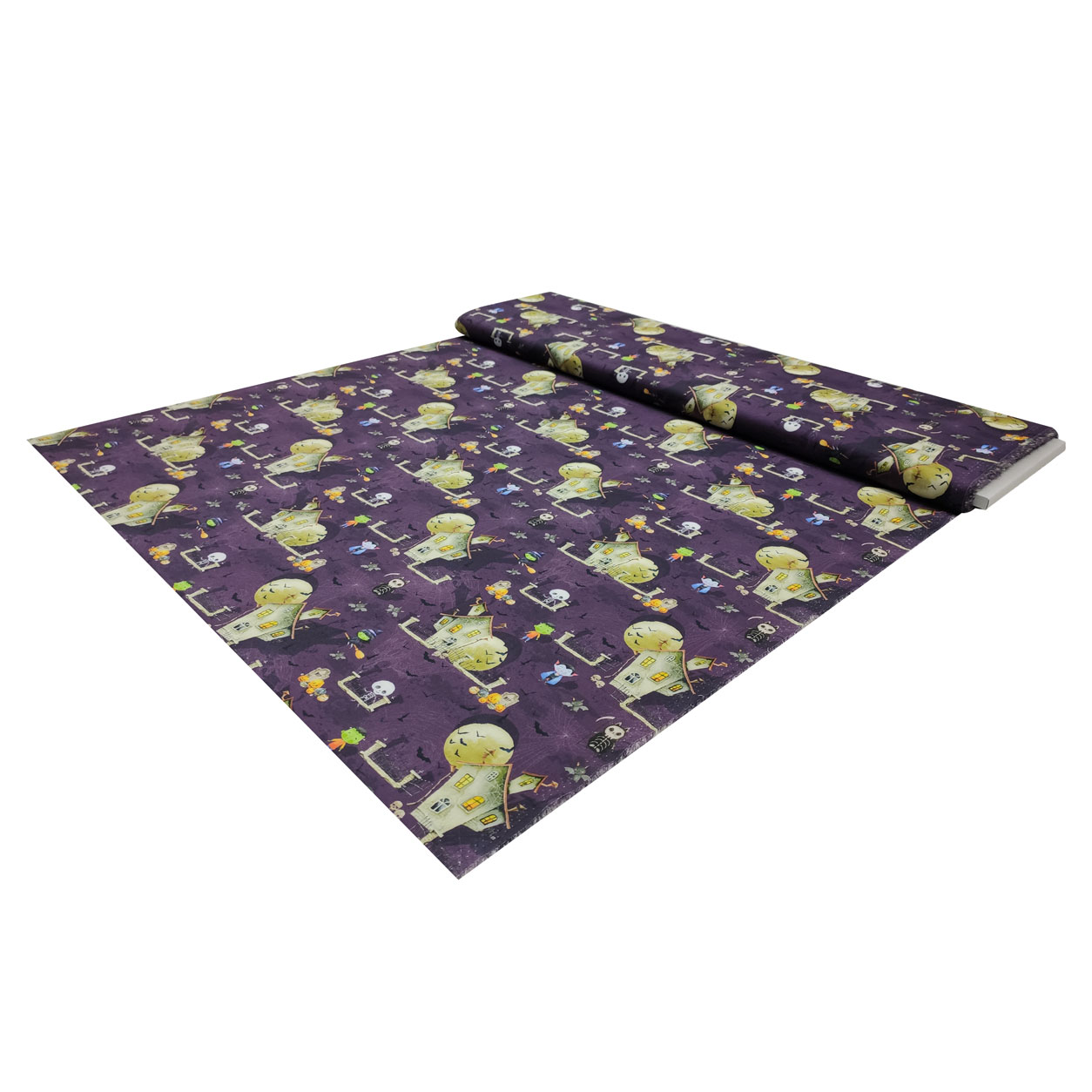 Tessuto Cotone Mostri di Halloween Image
