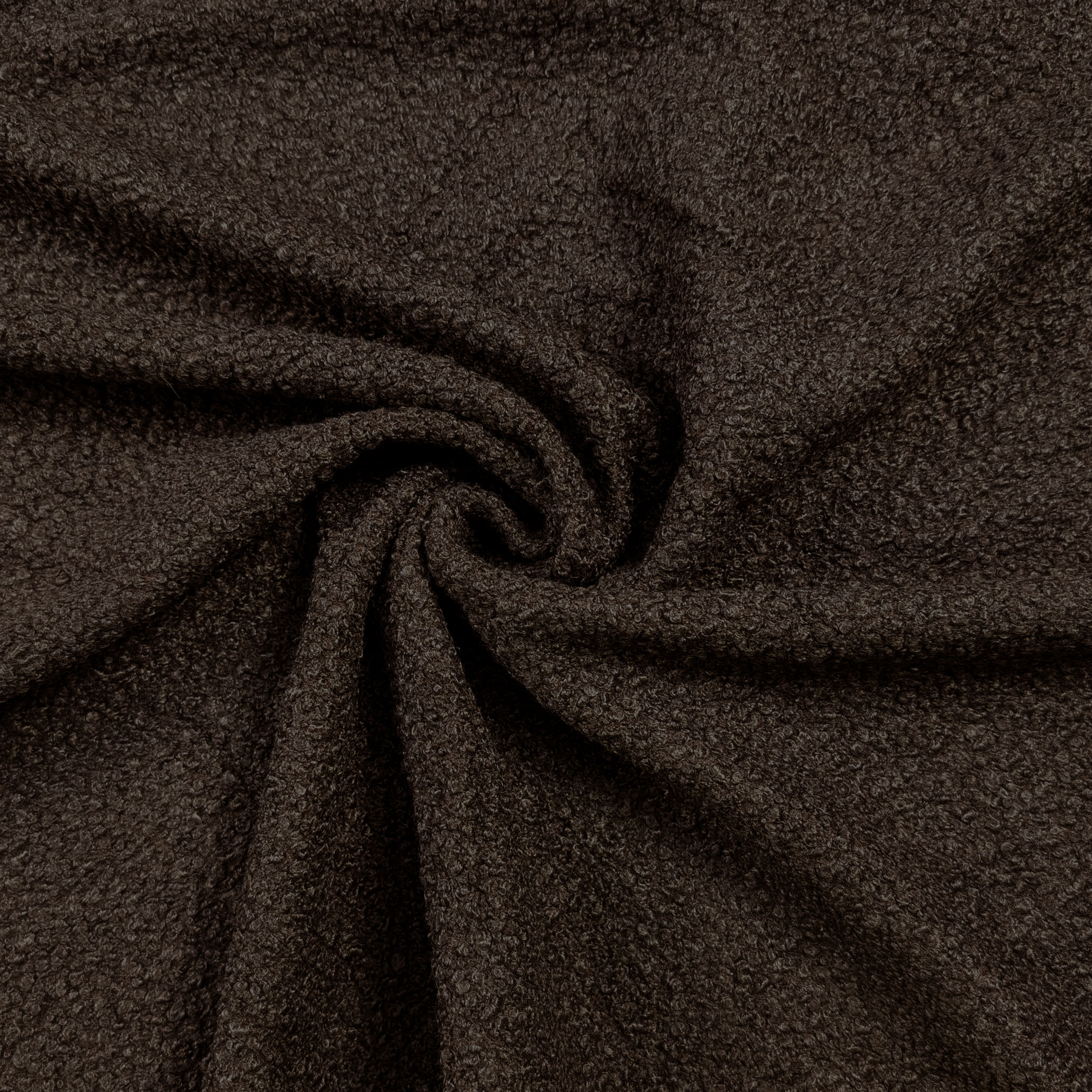 Cappotto Bouclè Tinta Marrone Image