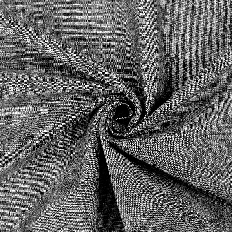 Tessuto per jeans lavato nero
