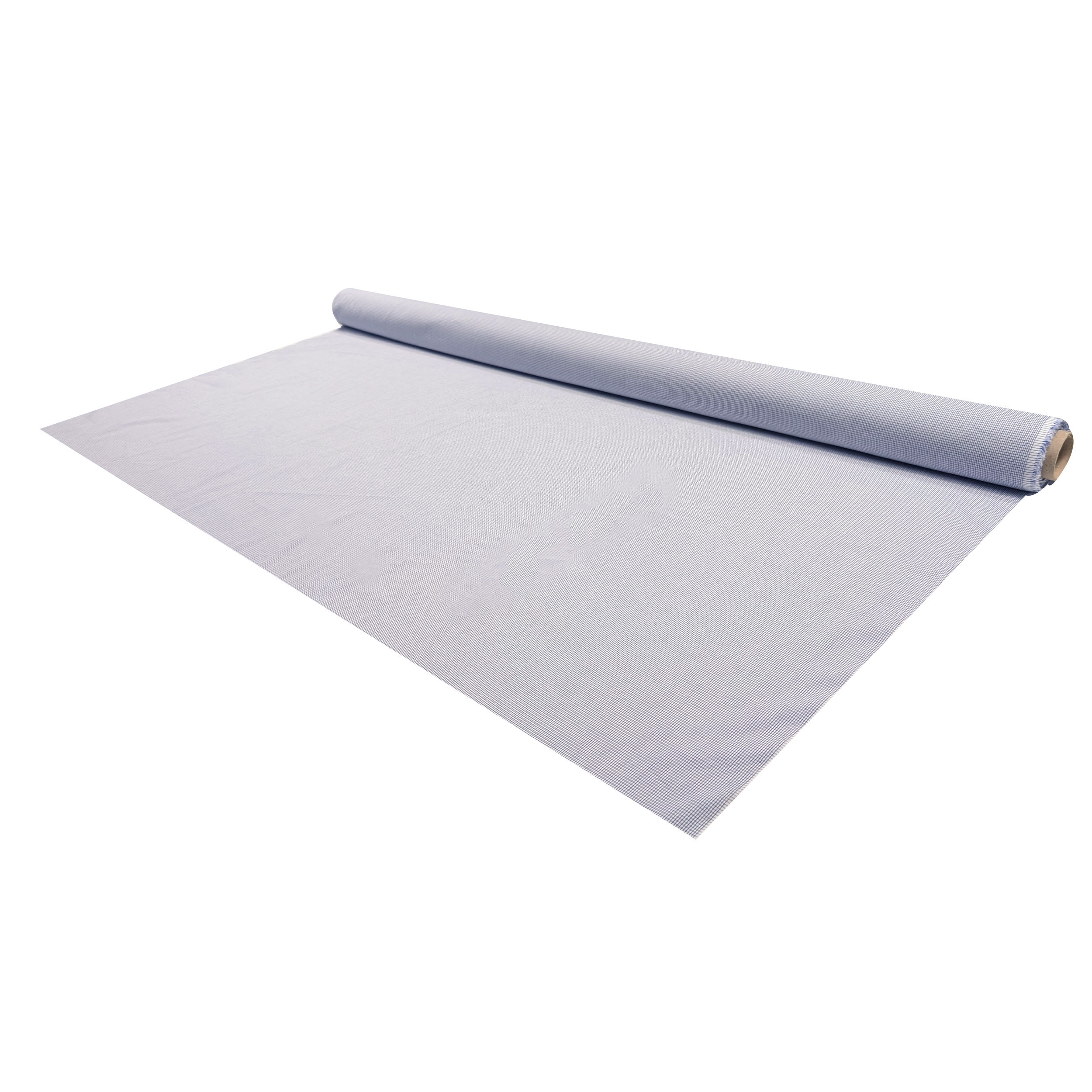 Cotone per Camiceria Quadrettini Avio Image