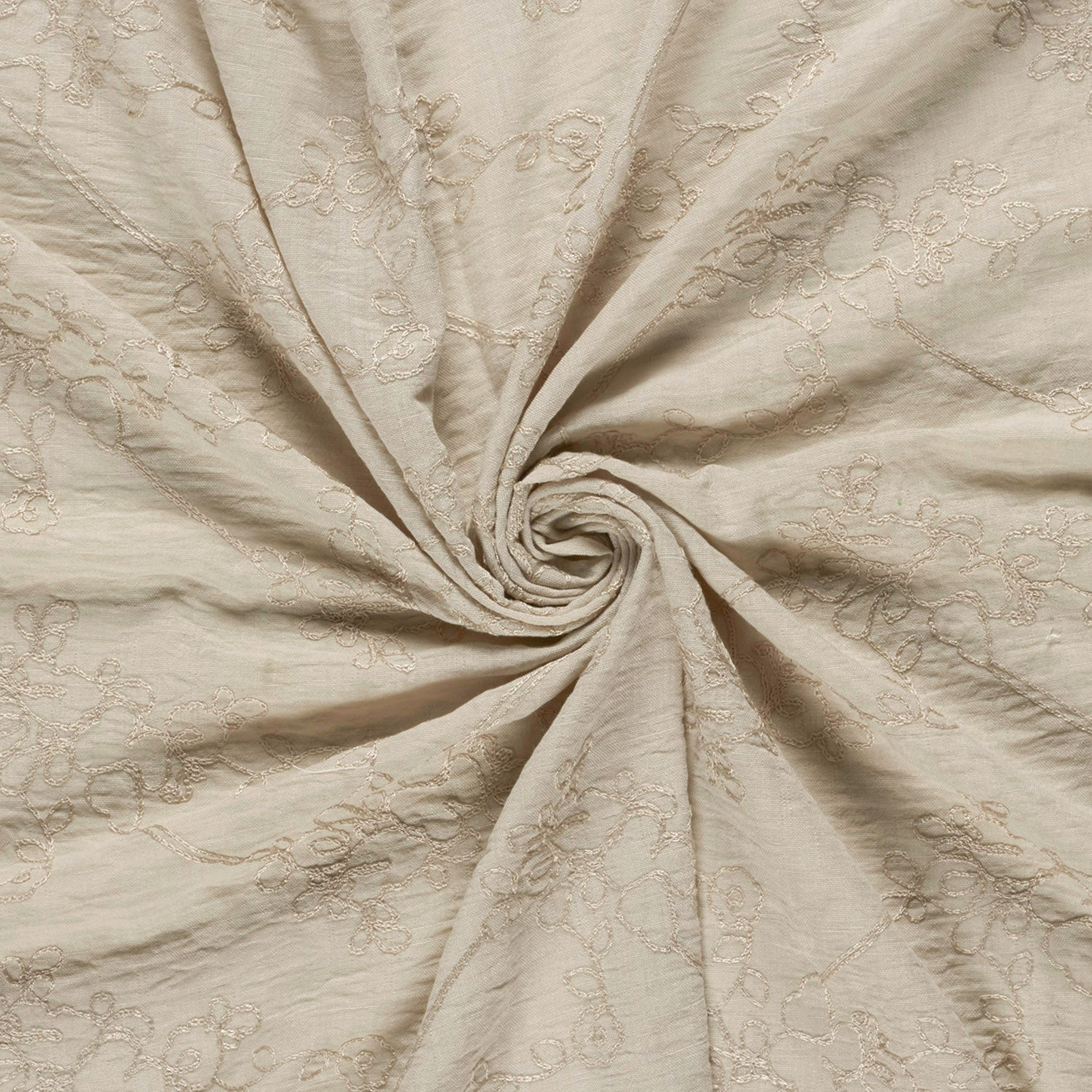 Misto Lino Ricamato Beige Image