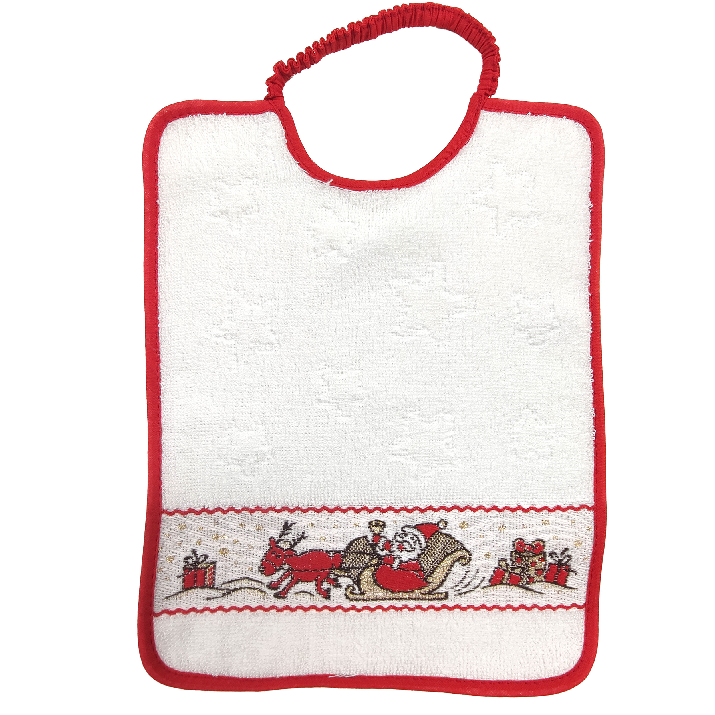 Bavaglino Slitta di Babbo Natale