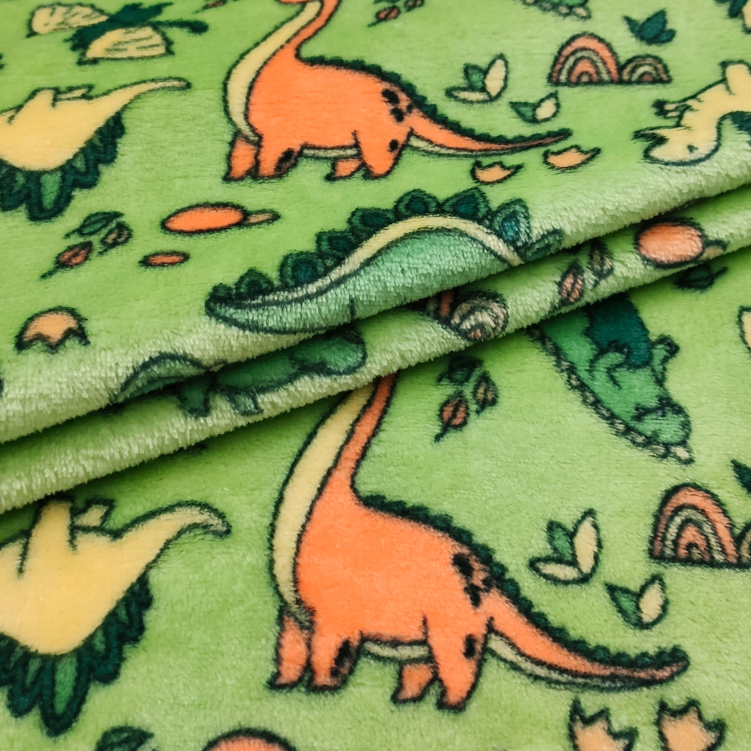 pile con dinosauri sfondo verde