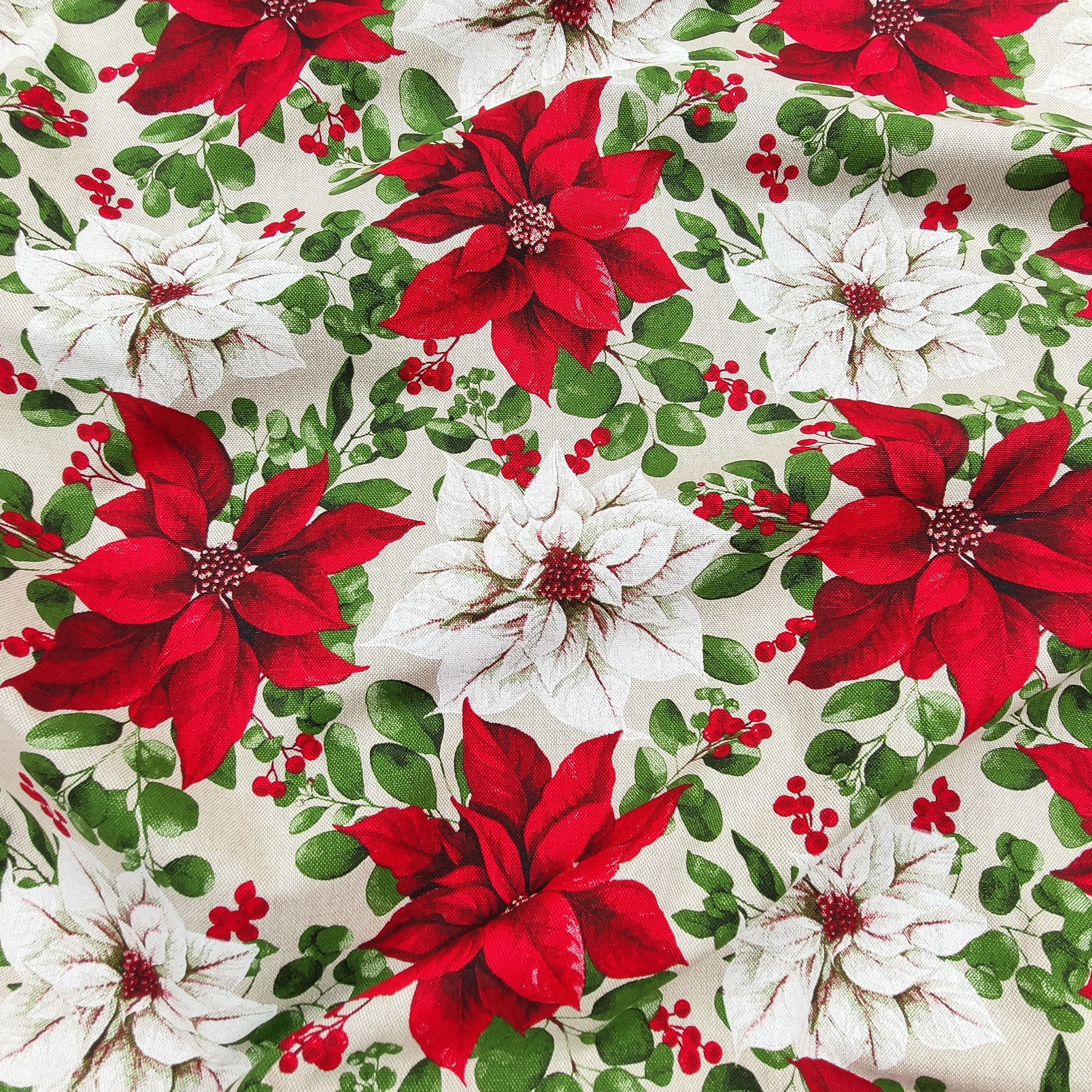 Misto Cotone Stelle di Natale H 280 cm