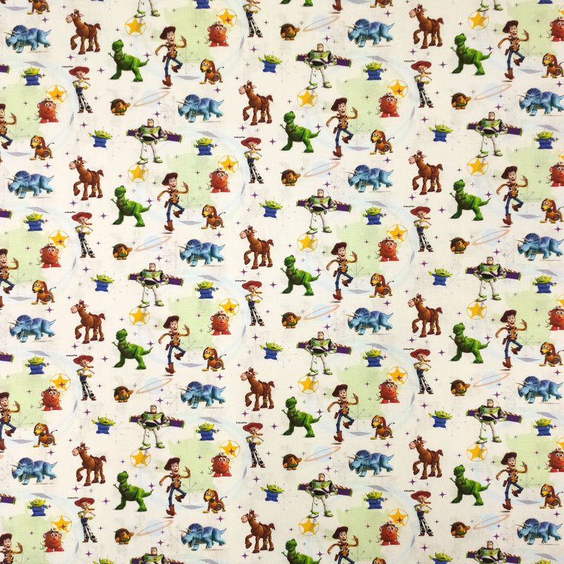 Ritaglio Tessuto Cotone Disney Toy Story Mini 50x140 cm