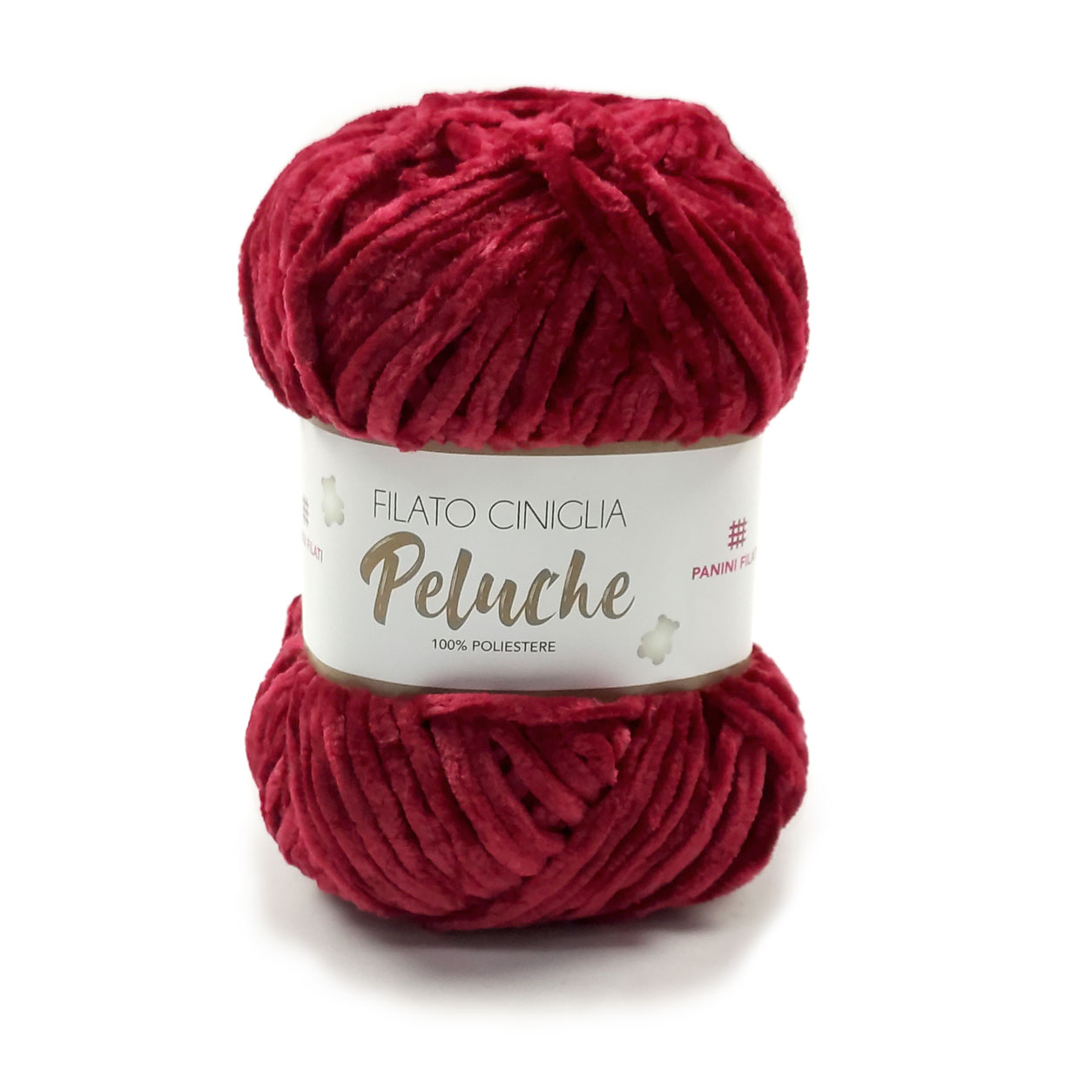 gomitolo-filato-ciniglia-peluche-rosso- 2