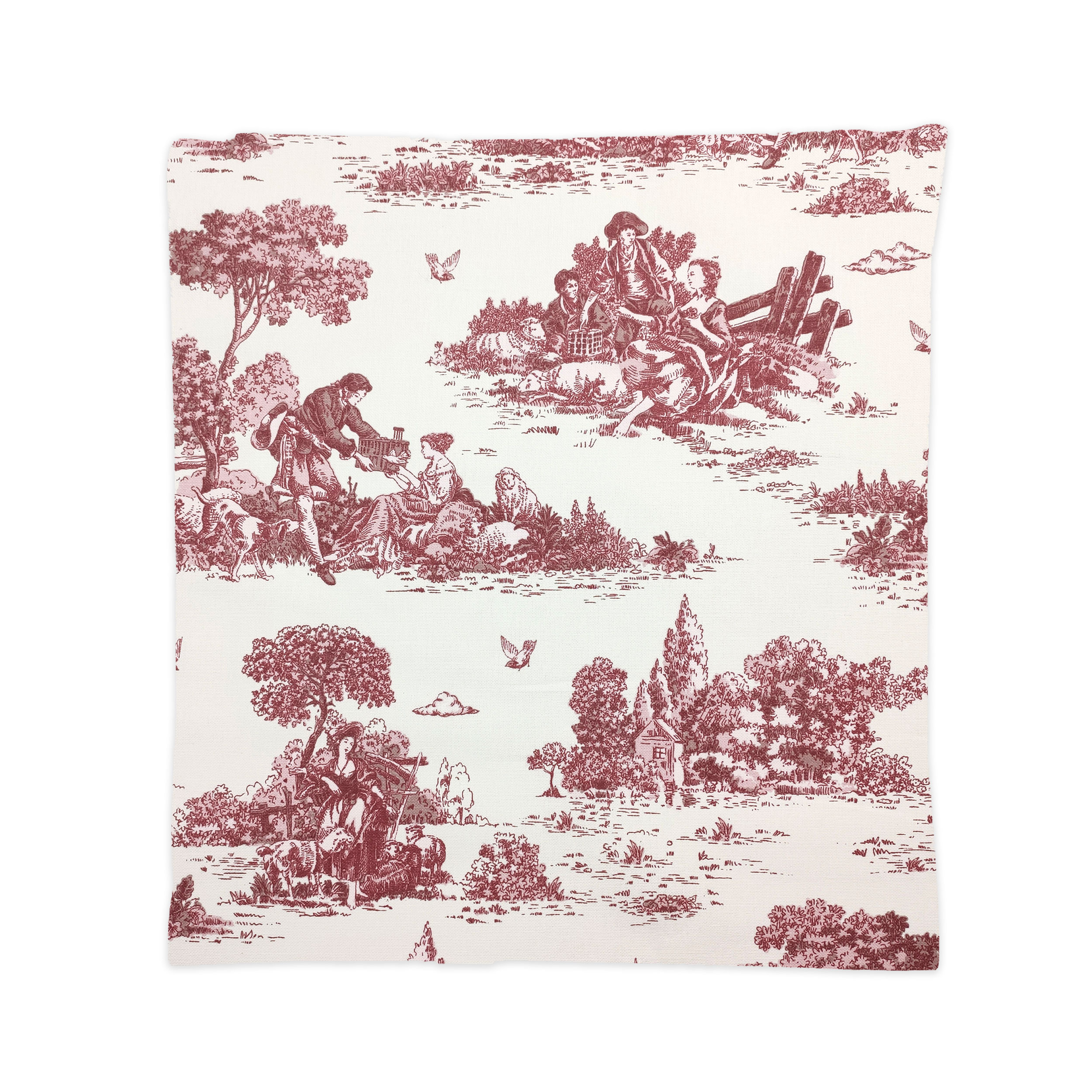 Federa per Cuscini Toile de Jouy Bordeaux Image