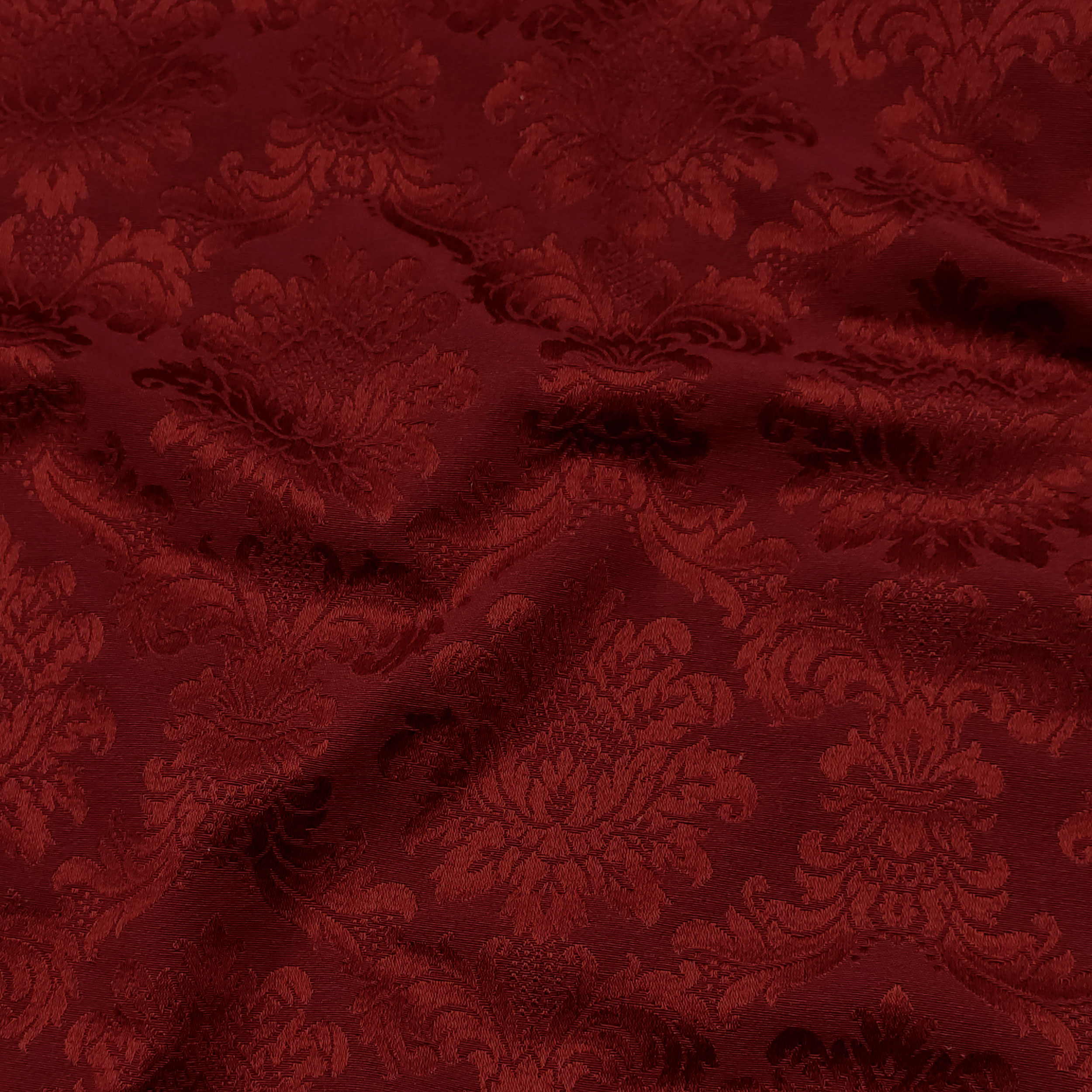 Tessuto Damascato Rosso Scuro Image