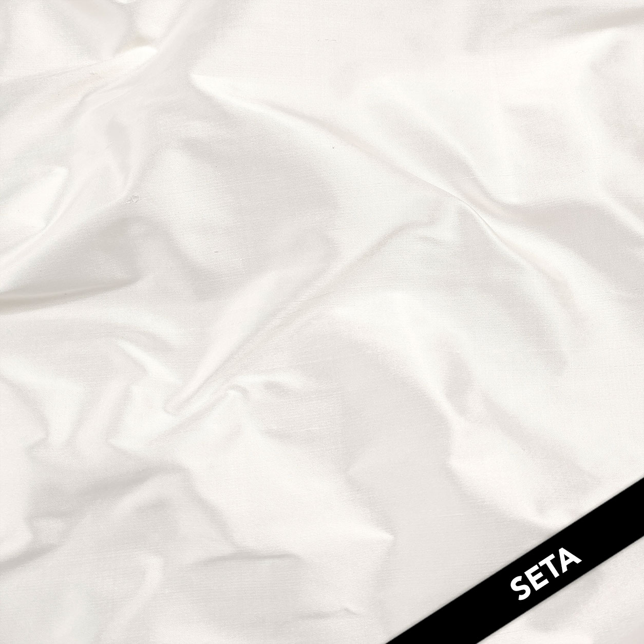 Shantung di Seta Bianco