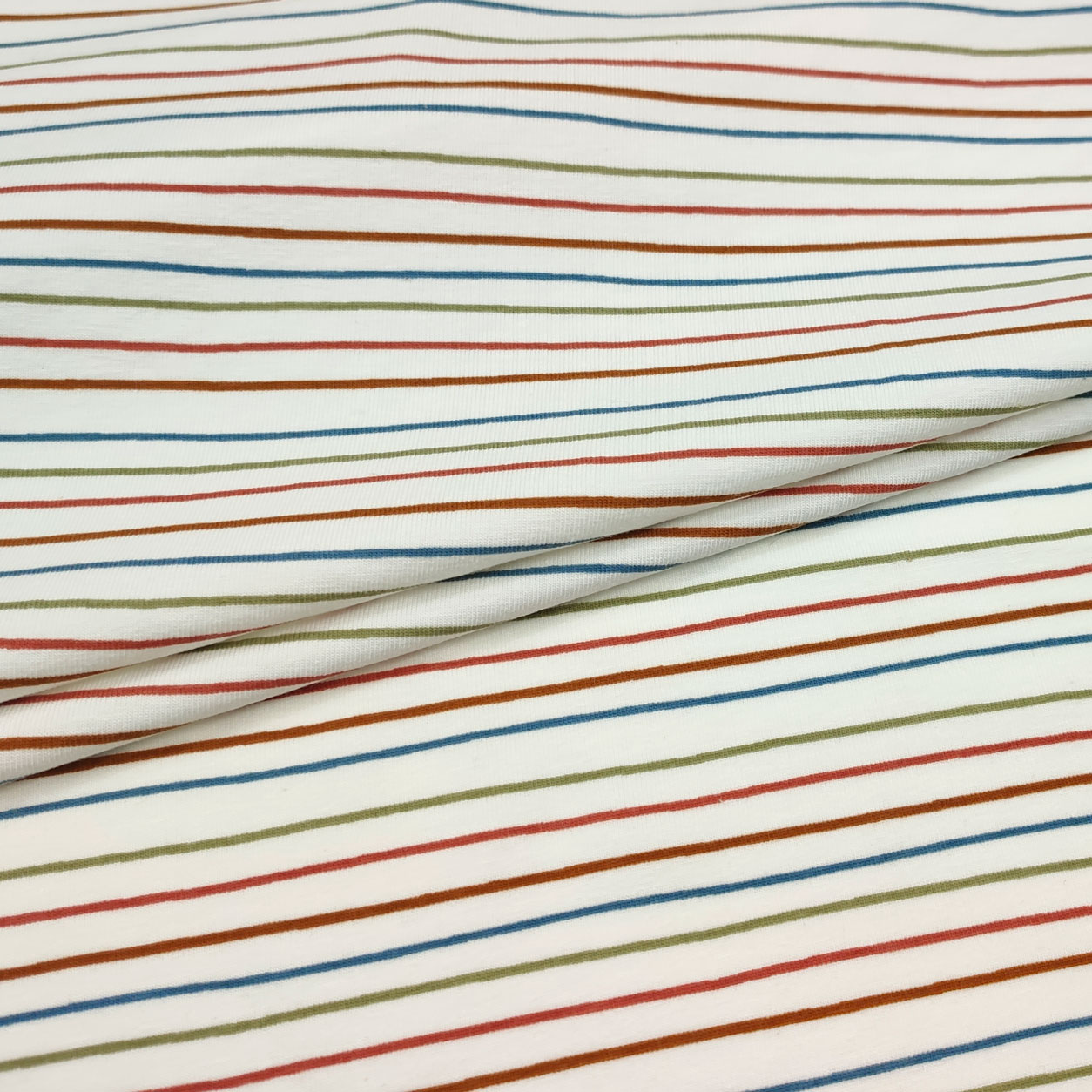 Jersey Bielastico Righe Colorate