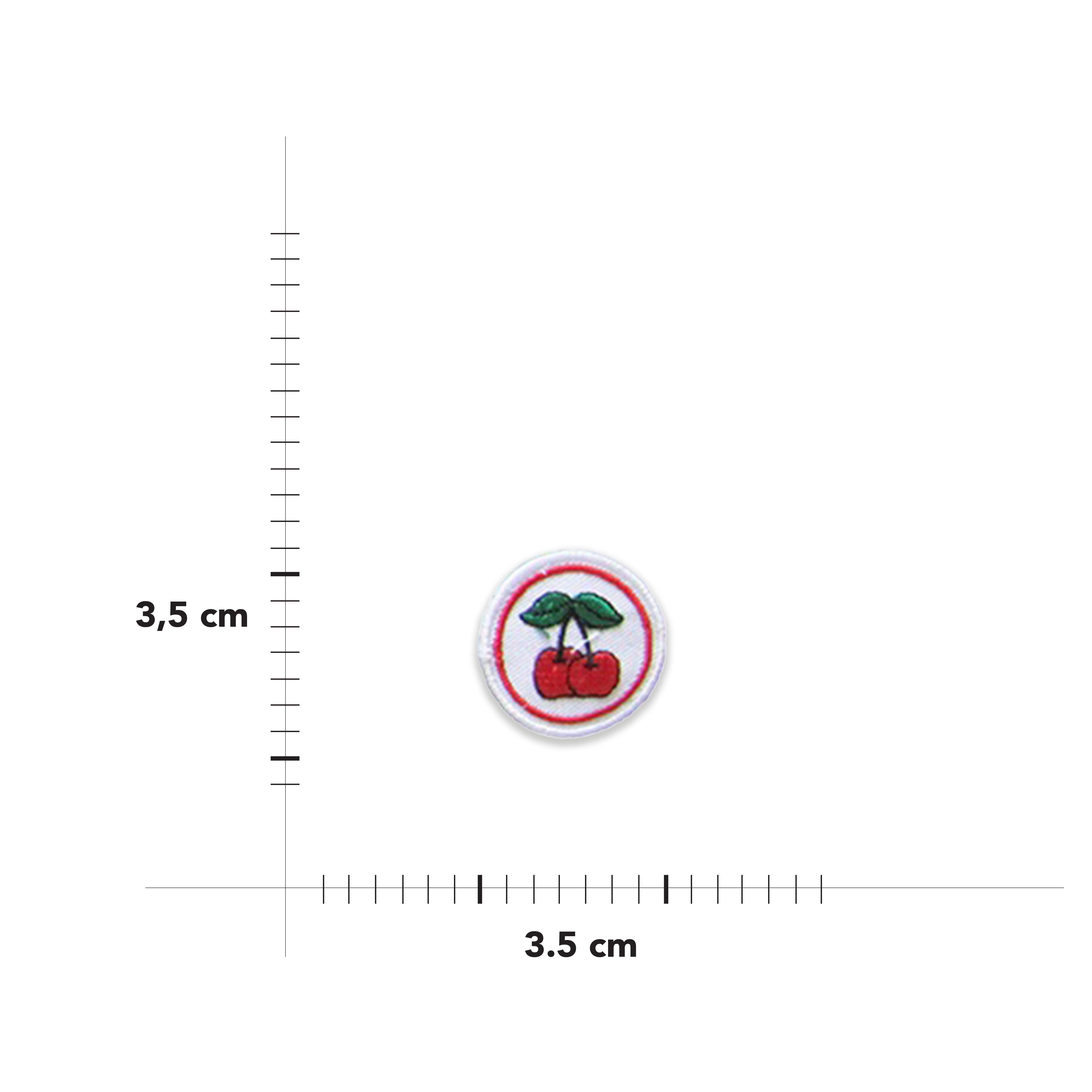 Applicazione Termoadesiva Rotonda Fantasia Image
