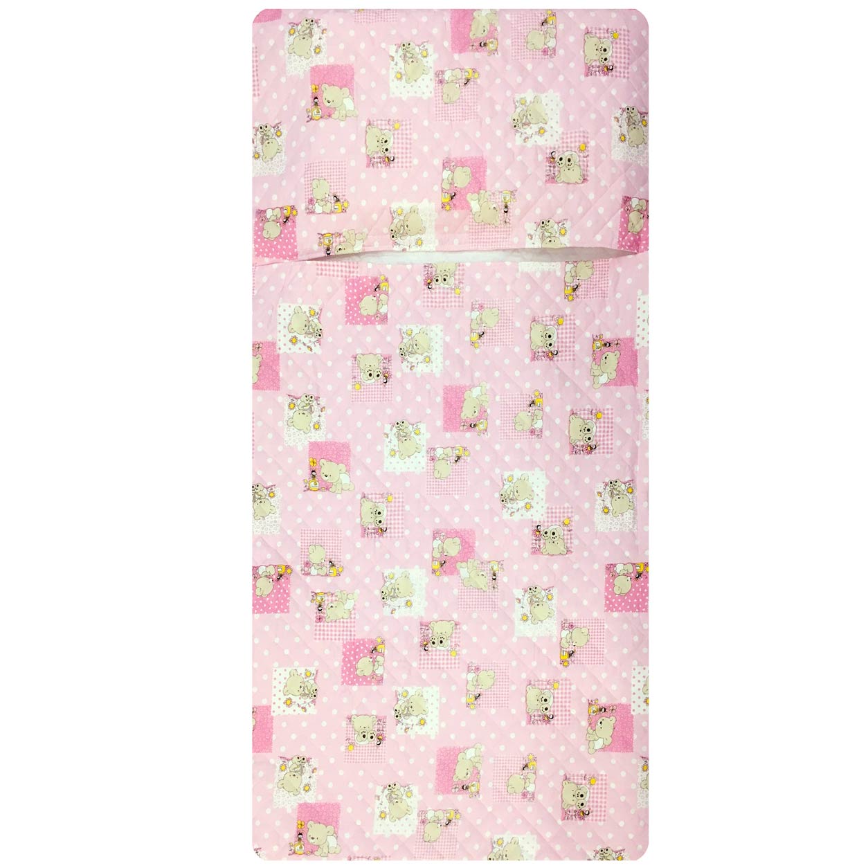 sacco-a-pelo-orsetti-e-api-rosa sacco-a-pelo-orsetti-e-api-rosa