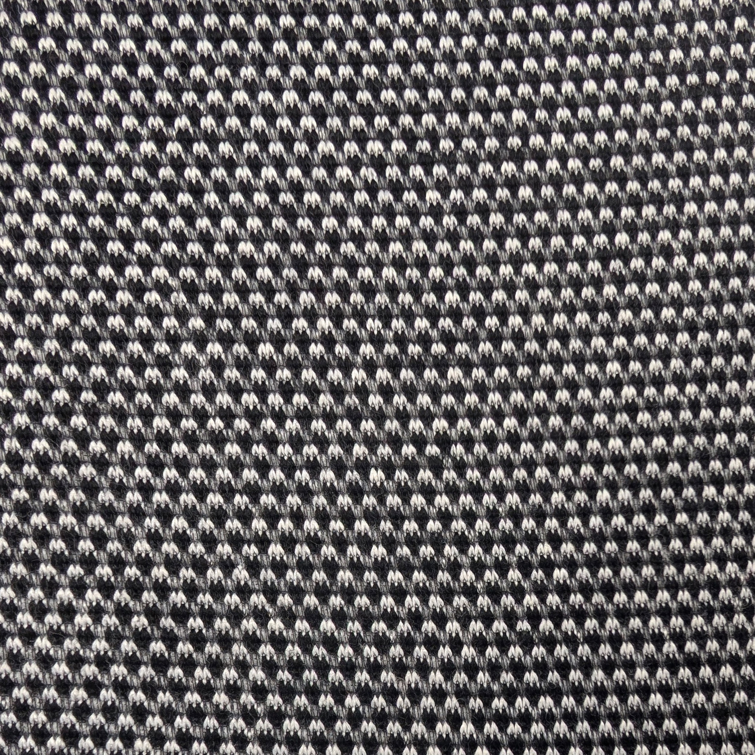 Cappotto Effetto Maglia Bianco e Nero Image