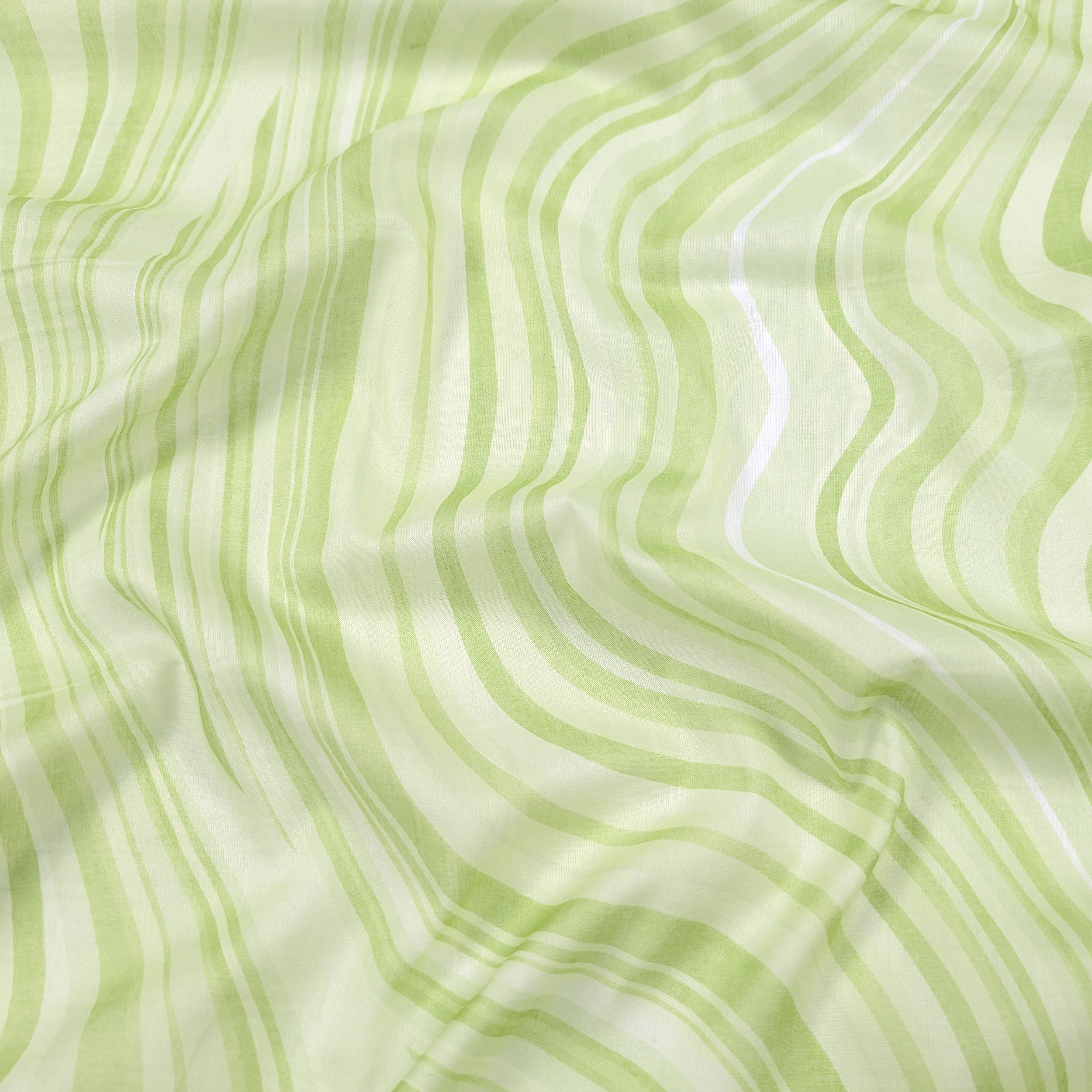 Mussola in Cotone Optical Verde Image