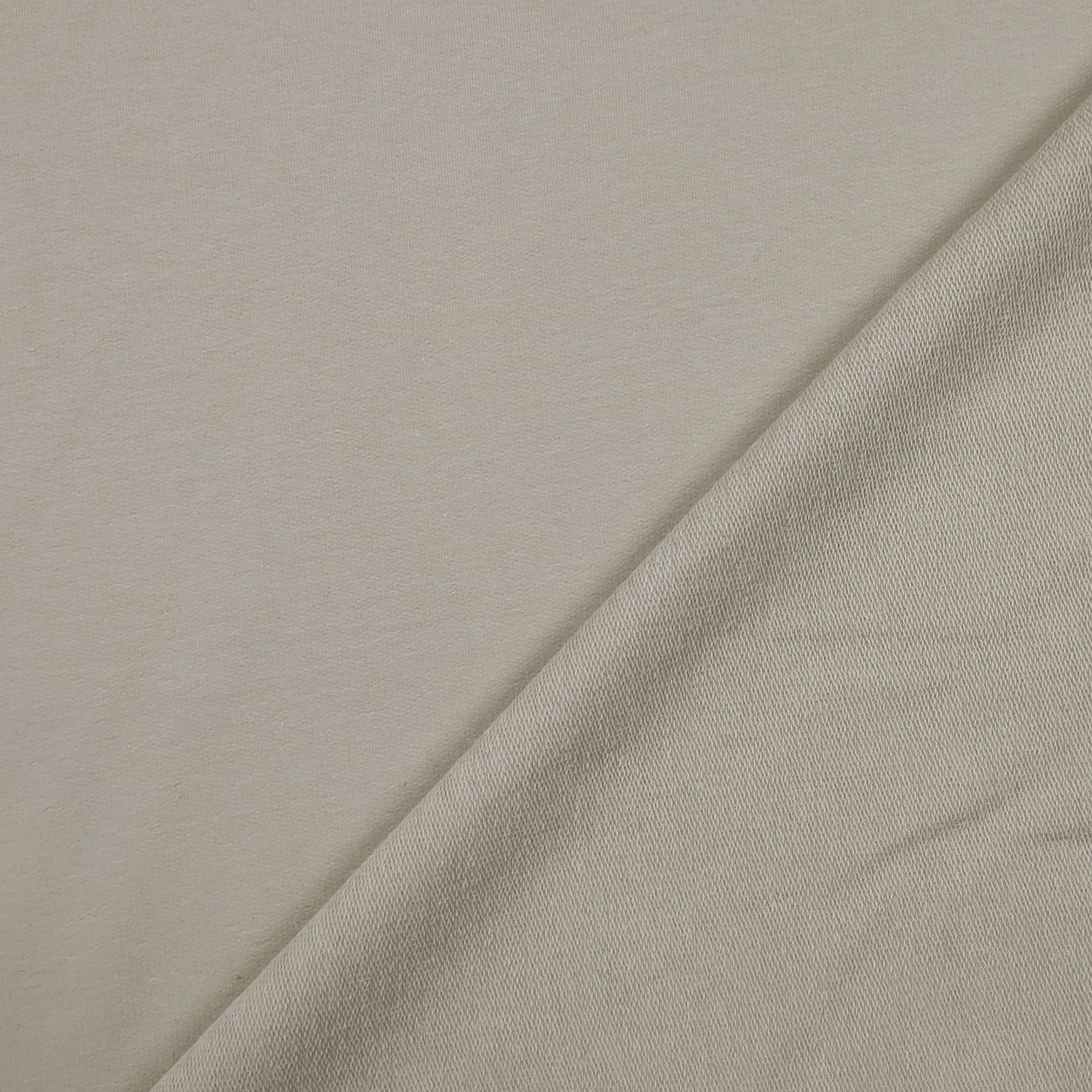 Tessuto felpa estiva cotone speciale beige