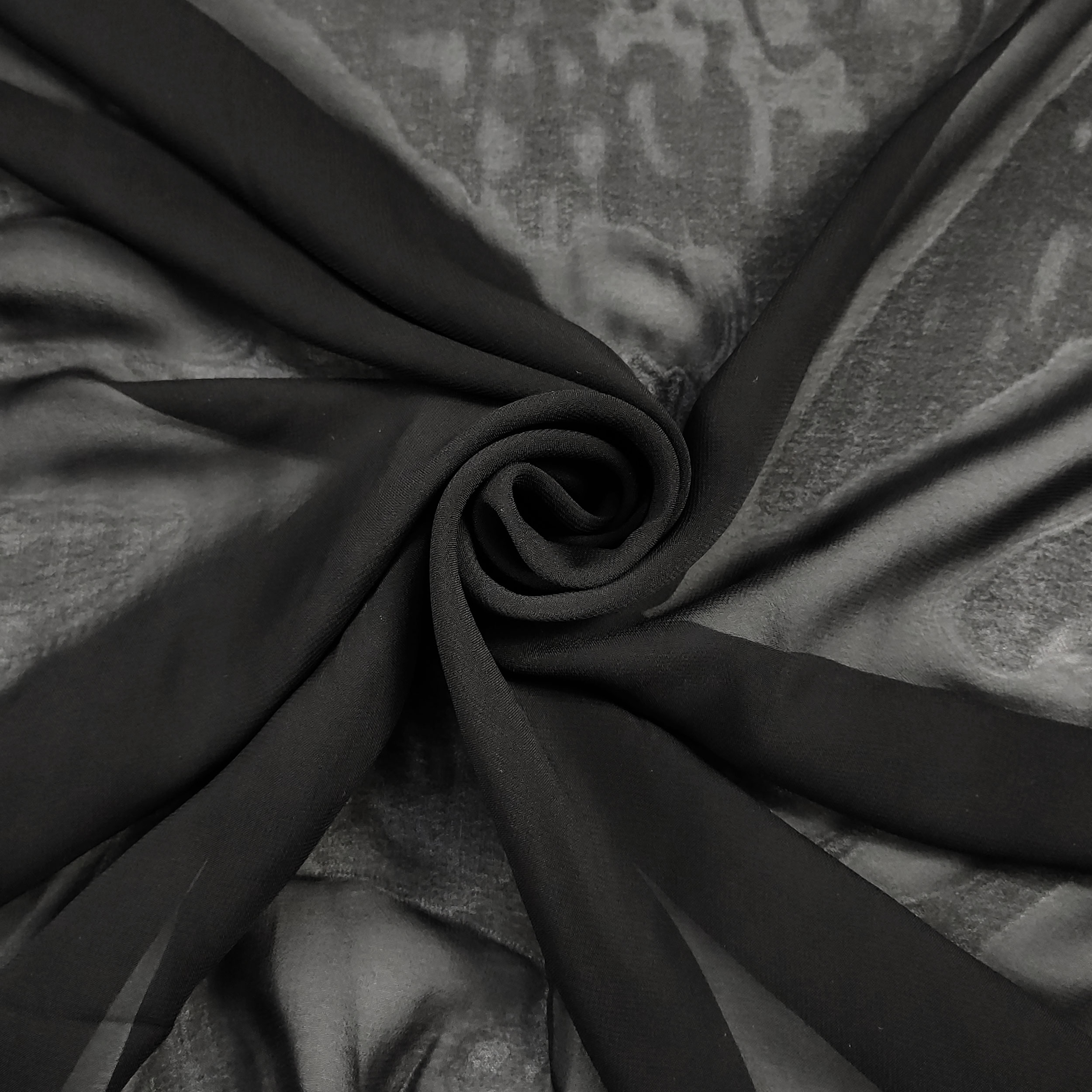 Chiffon Setato Nero