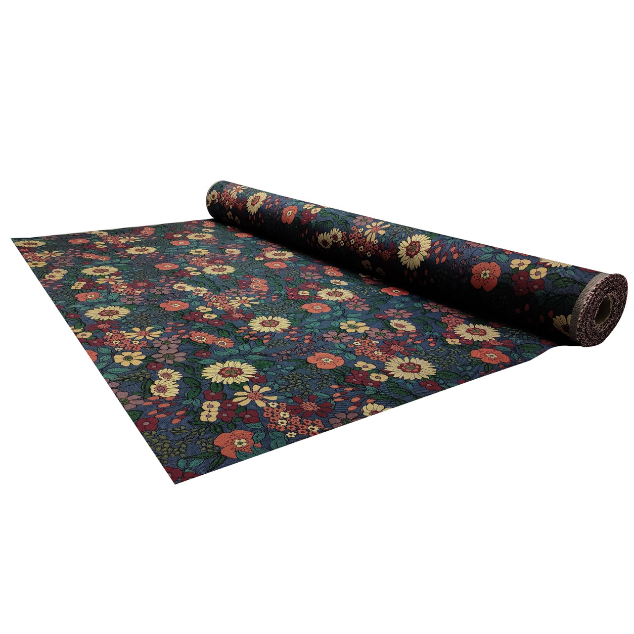 Gobelin Fantasia a Fiori con Inserti in Lurex