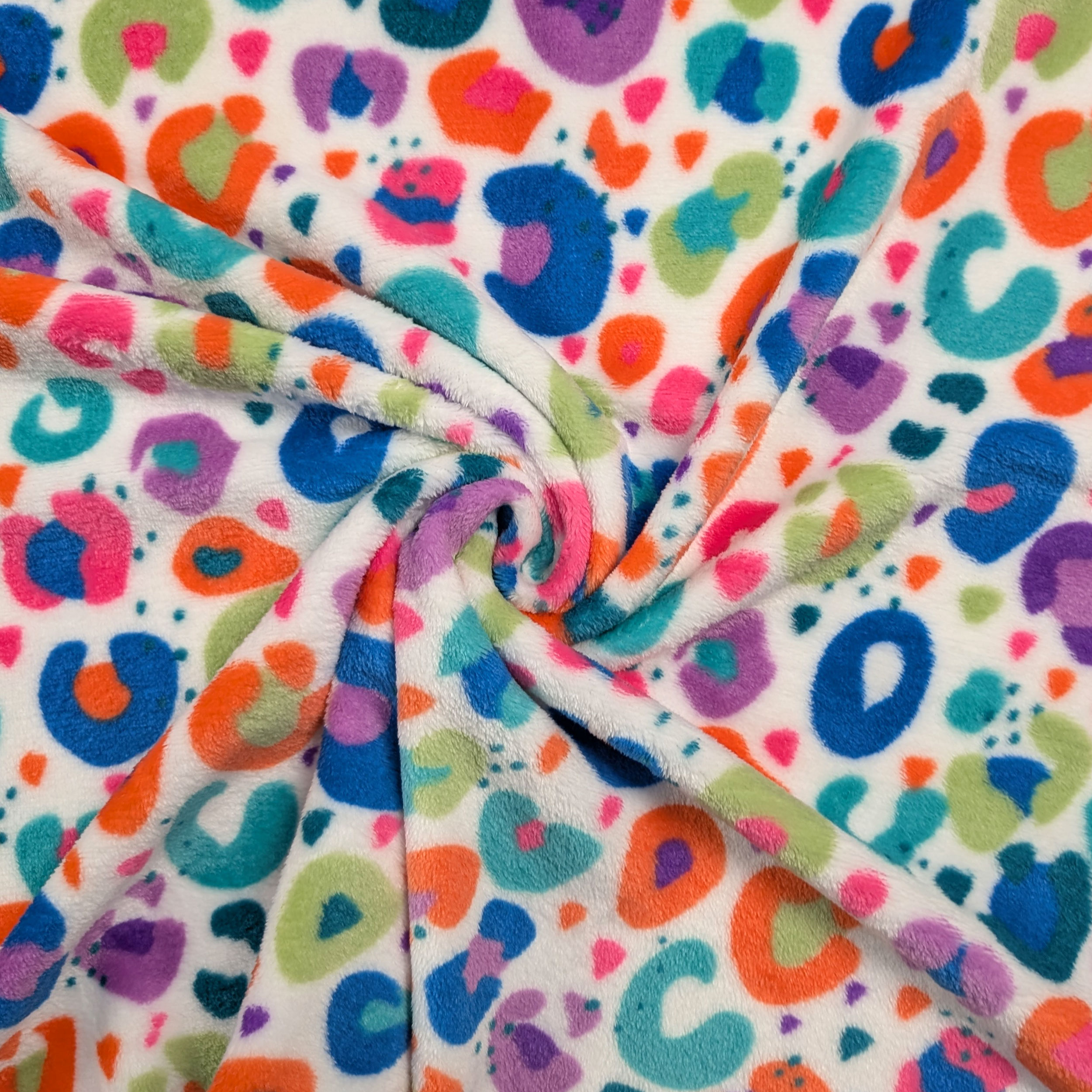 Pile Mano Cachemire Leopardato Fluo Image