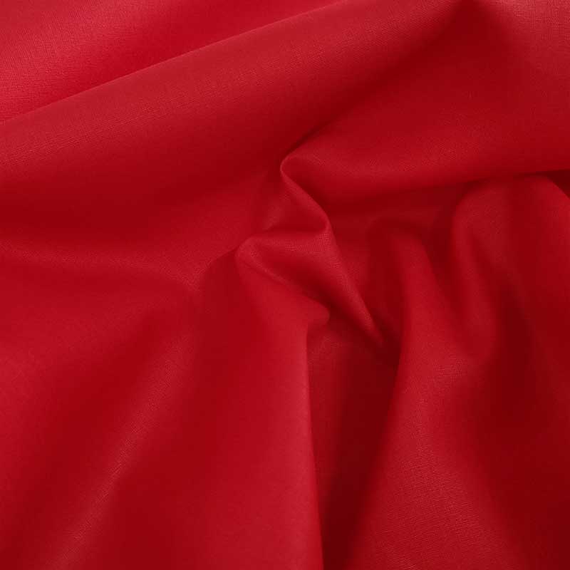 Lenzuola in cotone rosso lux