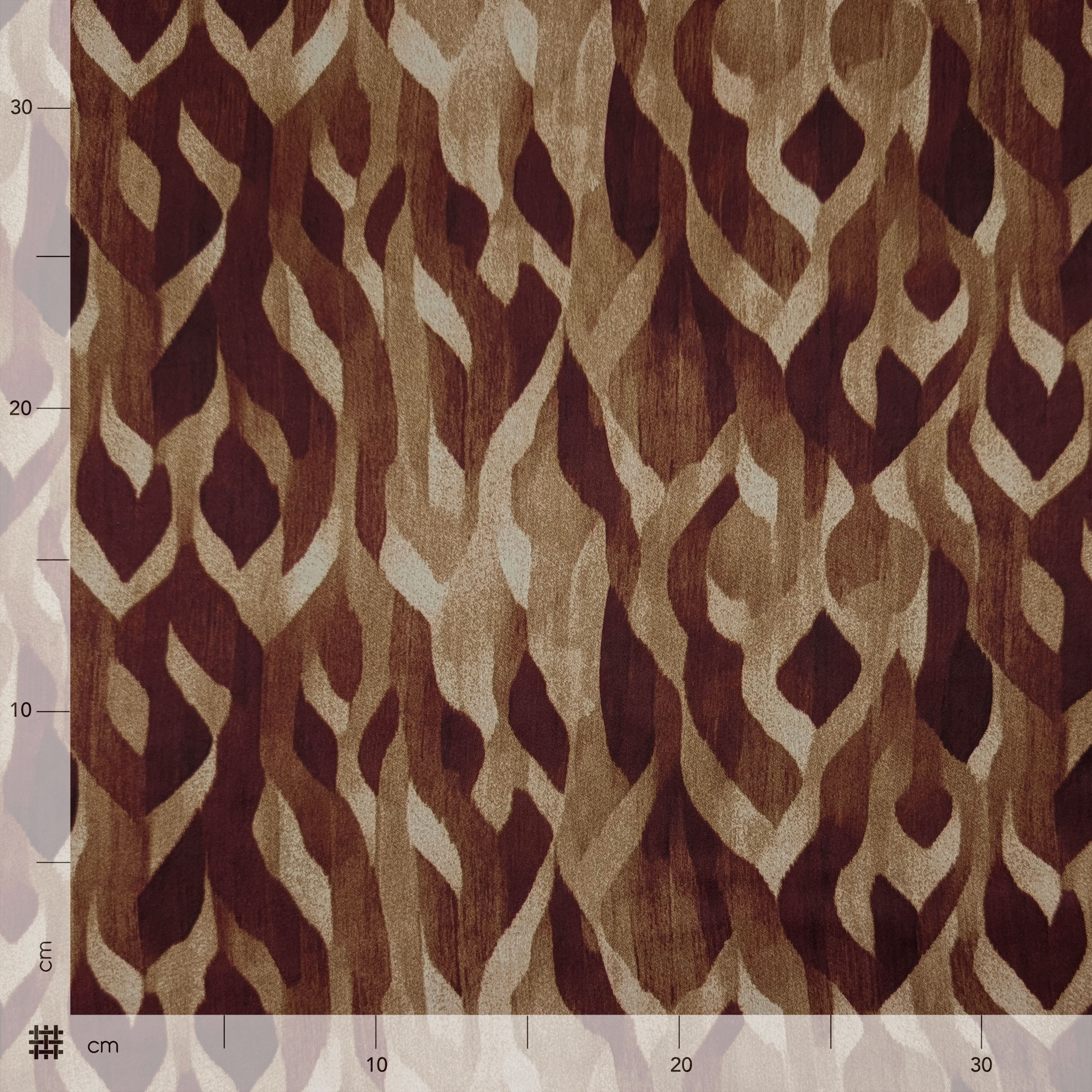 Raso Duchesse Fantasia Astratta Beige Image