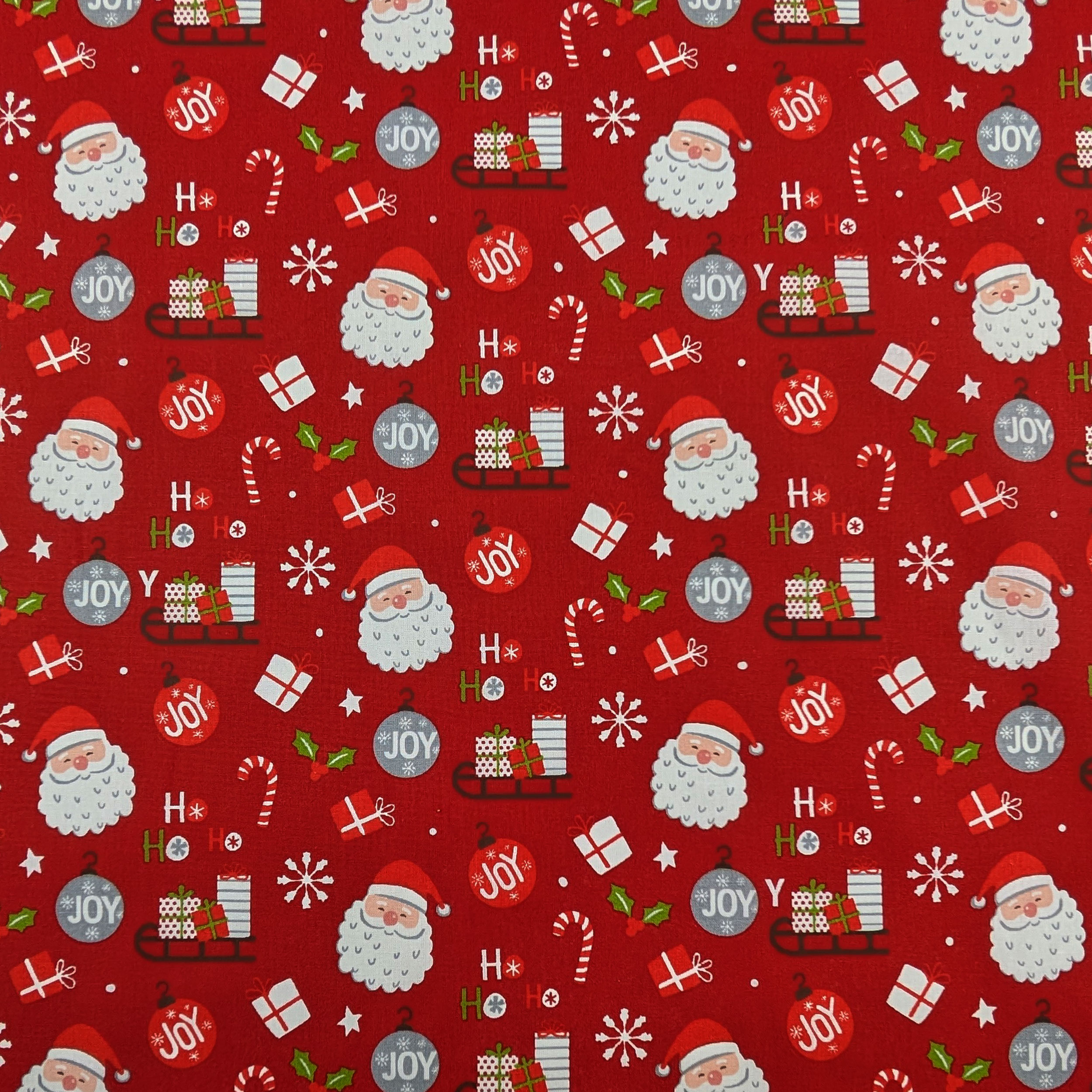 Cotone Natalizio Babbo Natale e Pacchetti Regalo Image