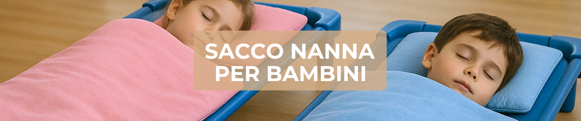 banner sacco nanna per bambini