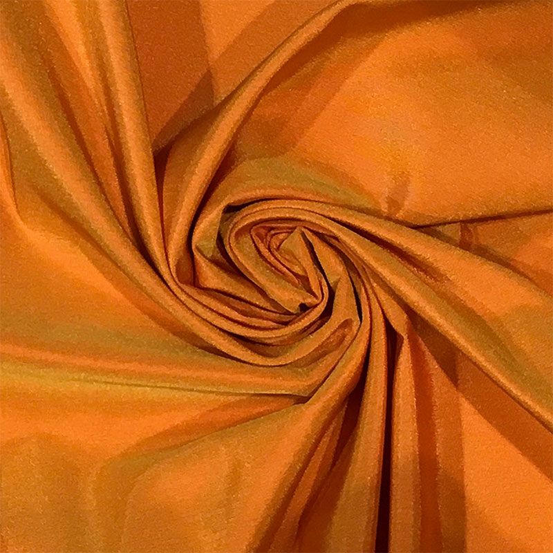 taffeta tessuto arancio