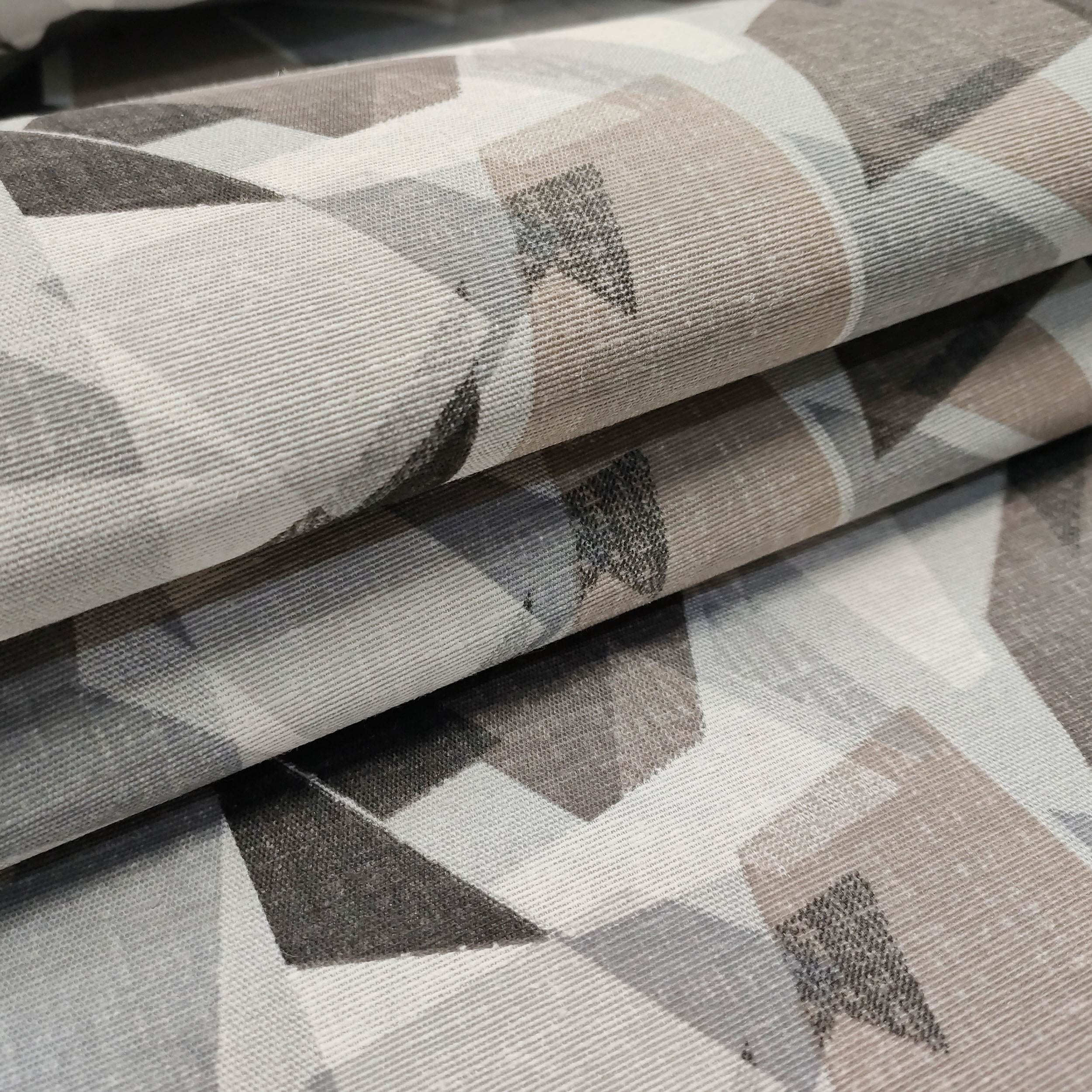 Passatoia da Cucina Geometria Toni Grigio e Beige