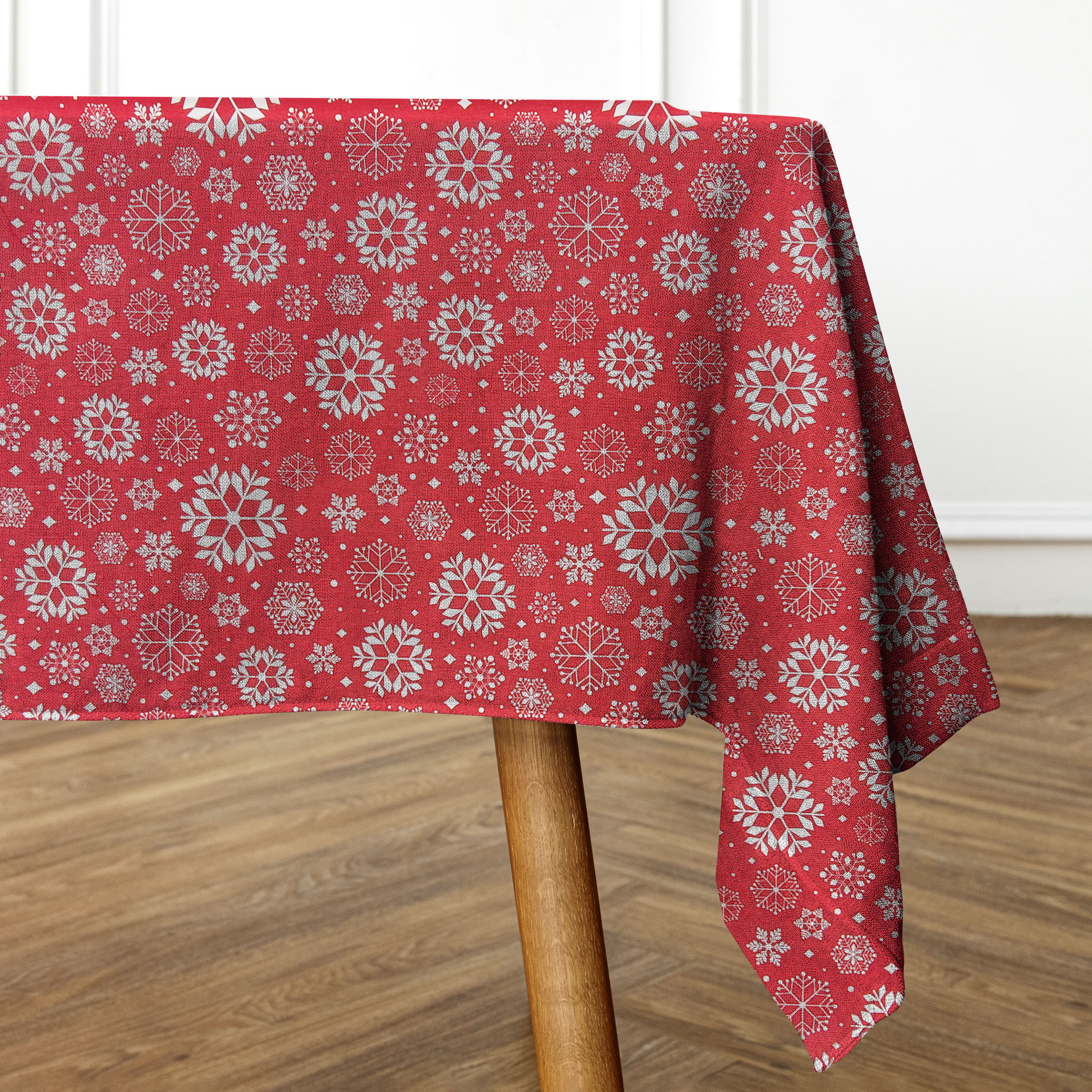 Tappeto In Feltro Natalizio - Fiocco Di Neve - Foto 2