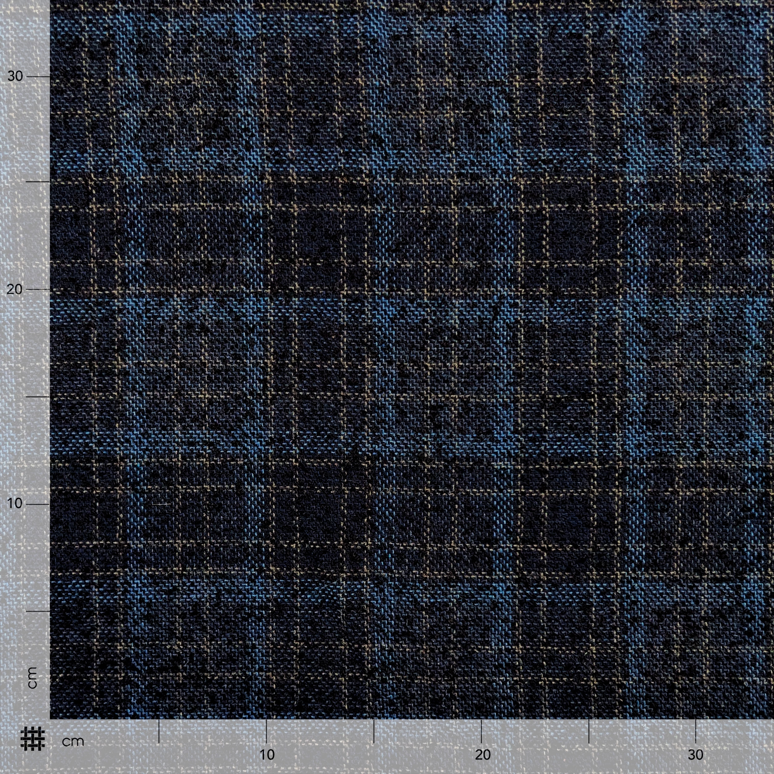 Tweed Tartan Blu Scuro Image